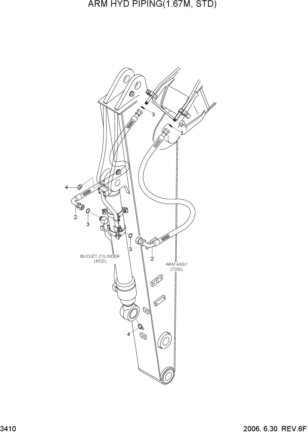 ARM HYD PIPING