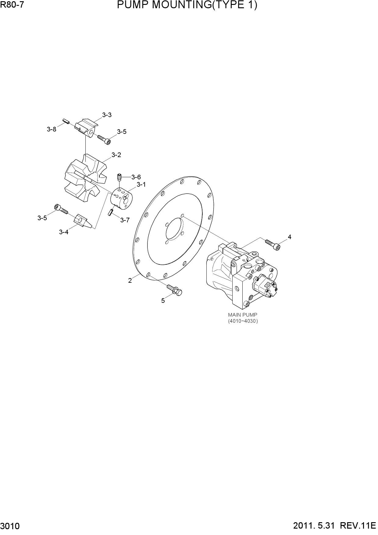 PUMP MOUNTING(TYPE 1)
