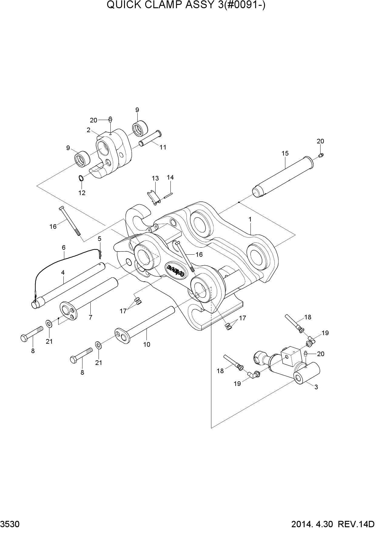 QUICK CLAMP ASSY 3(#0091-)