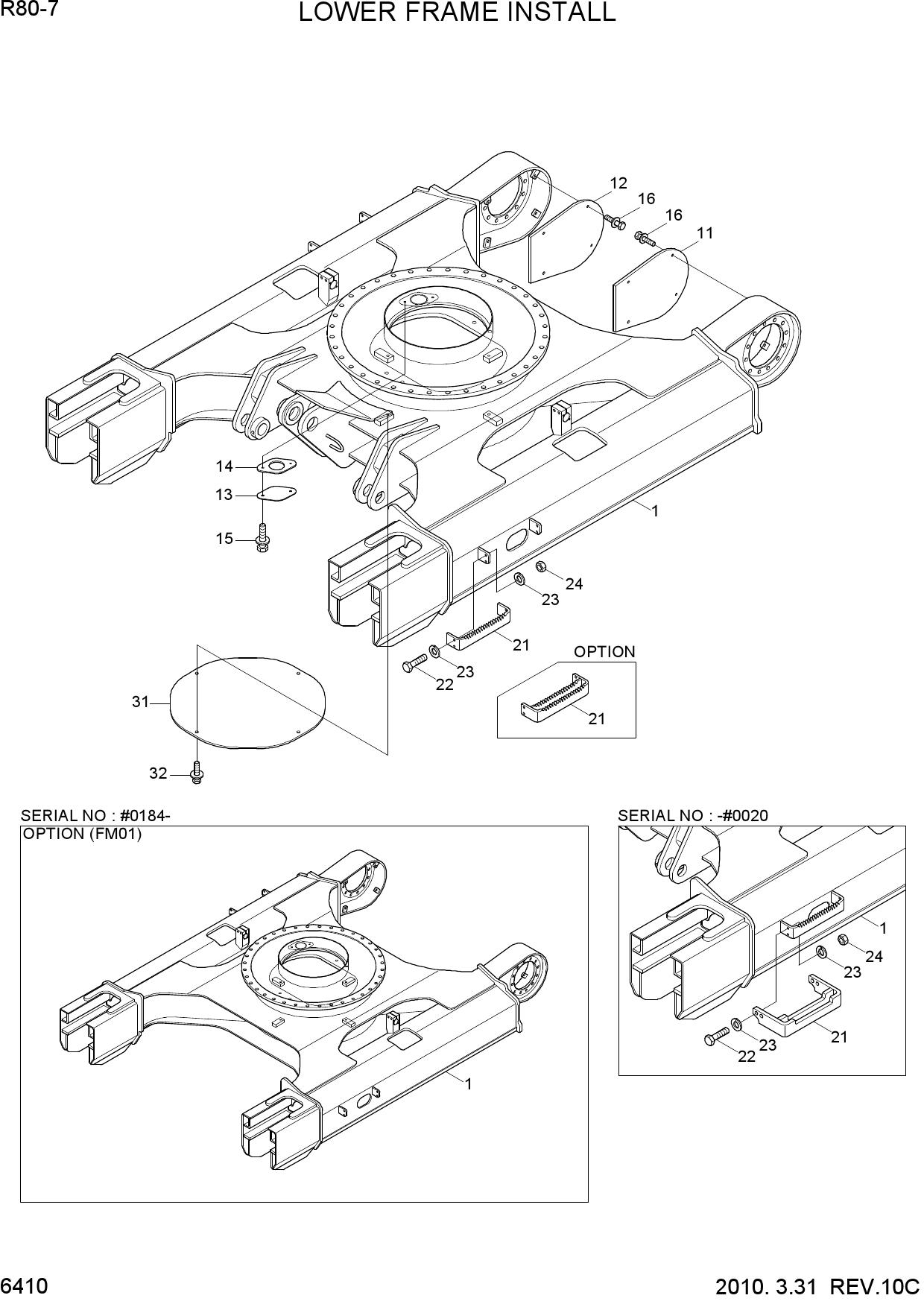 LOWER FRAME & COVER