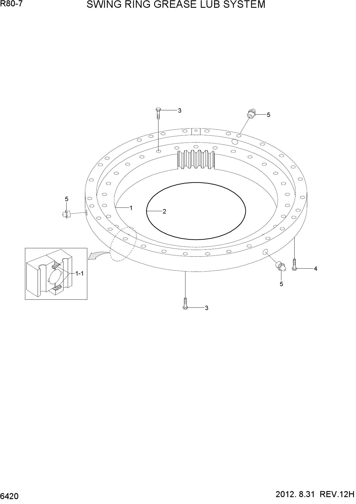 SWING RING GREASE LUB SYSTEM