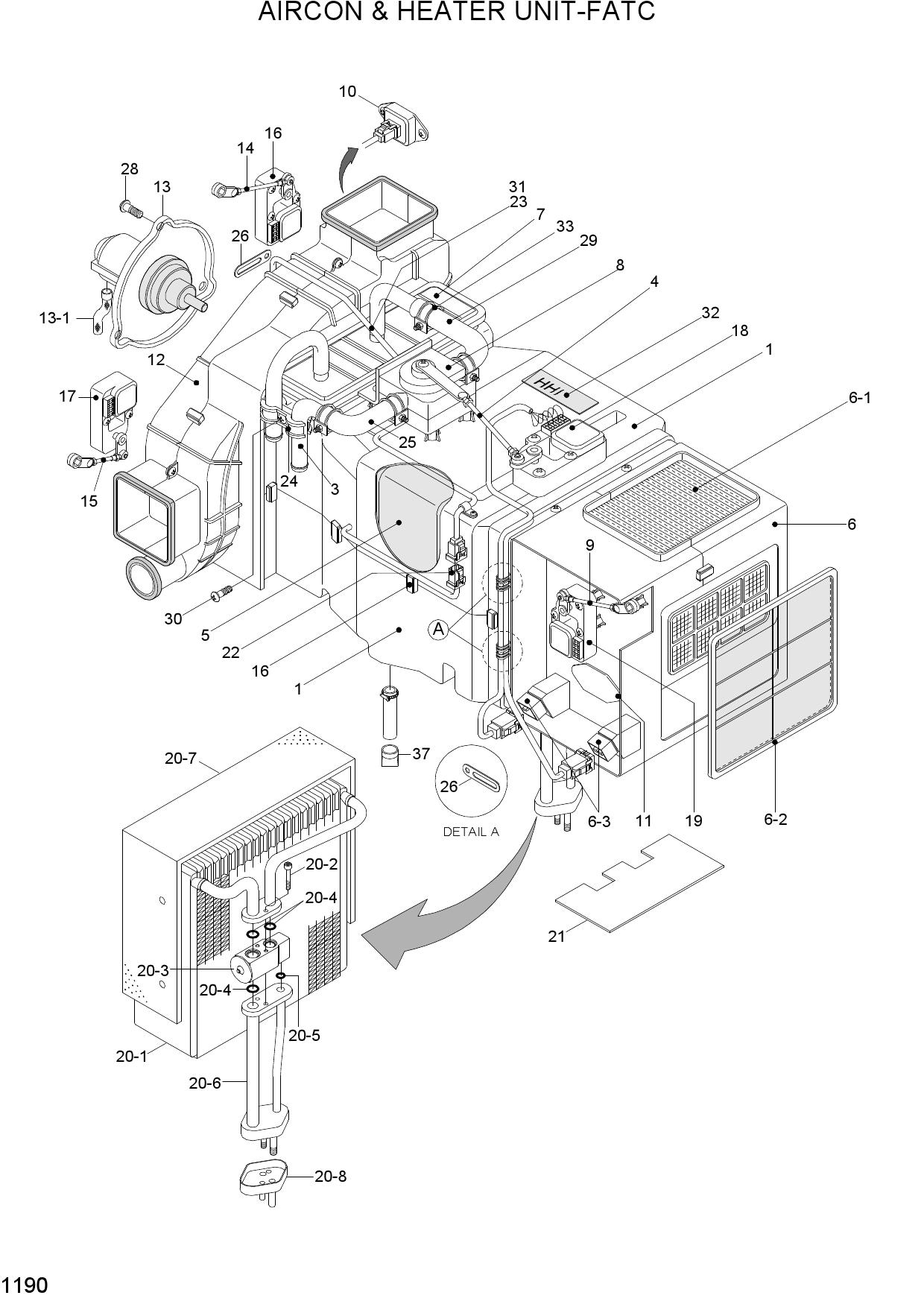 AIRCON & HEATER UNIT-FATC