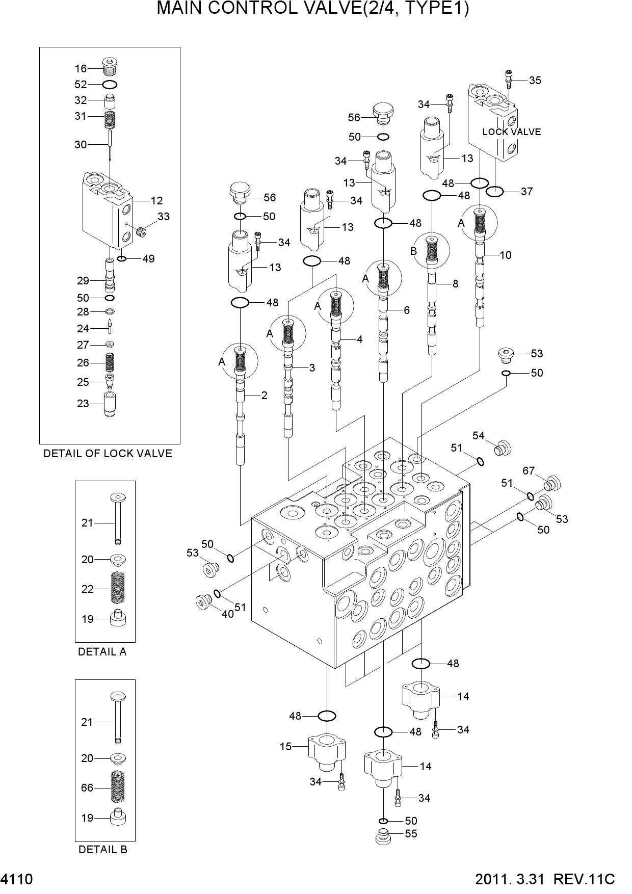 MAIN CONTROL VALVE(2/4, TYPE1)
