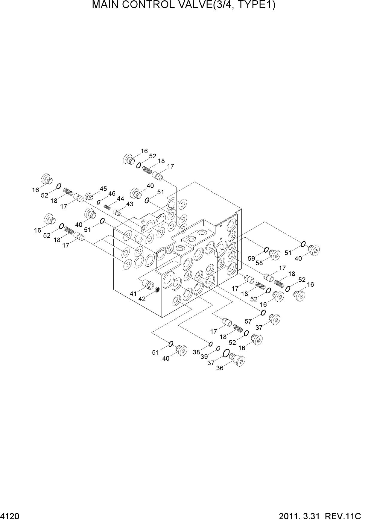 MAIN CONTROL VALVE(3/4, TYPE1)