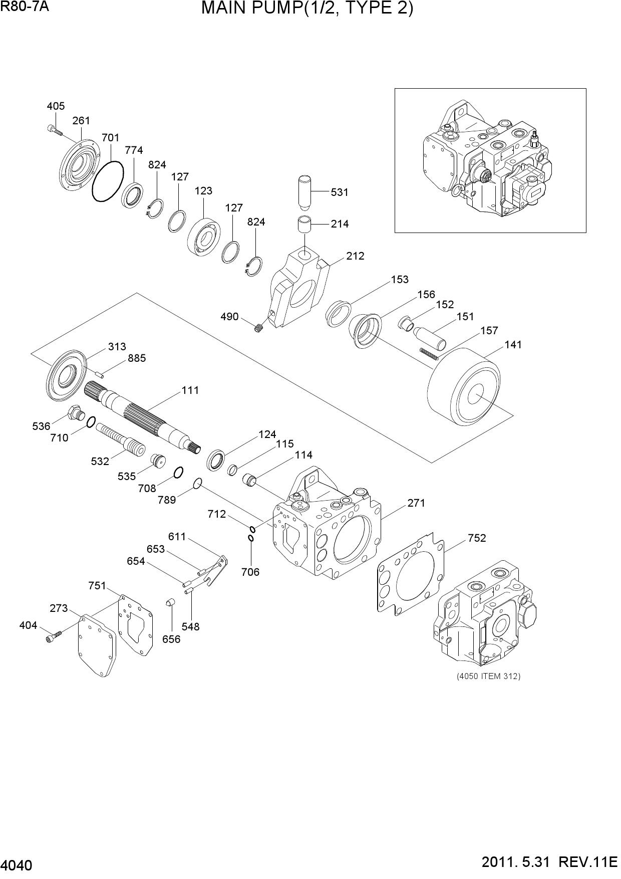 MAIN PUMP(1/2, TYPE 2)