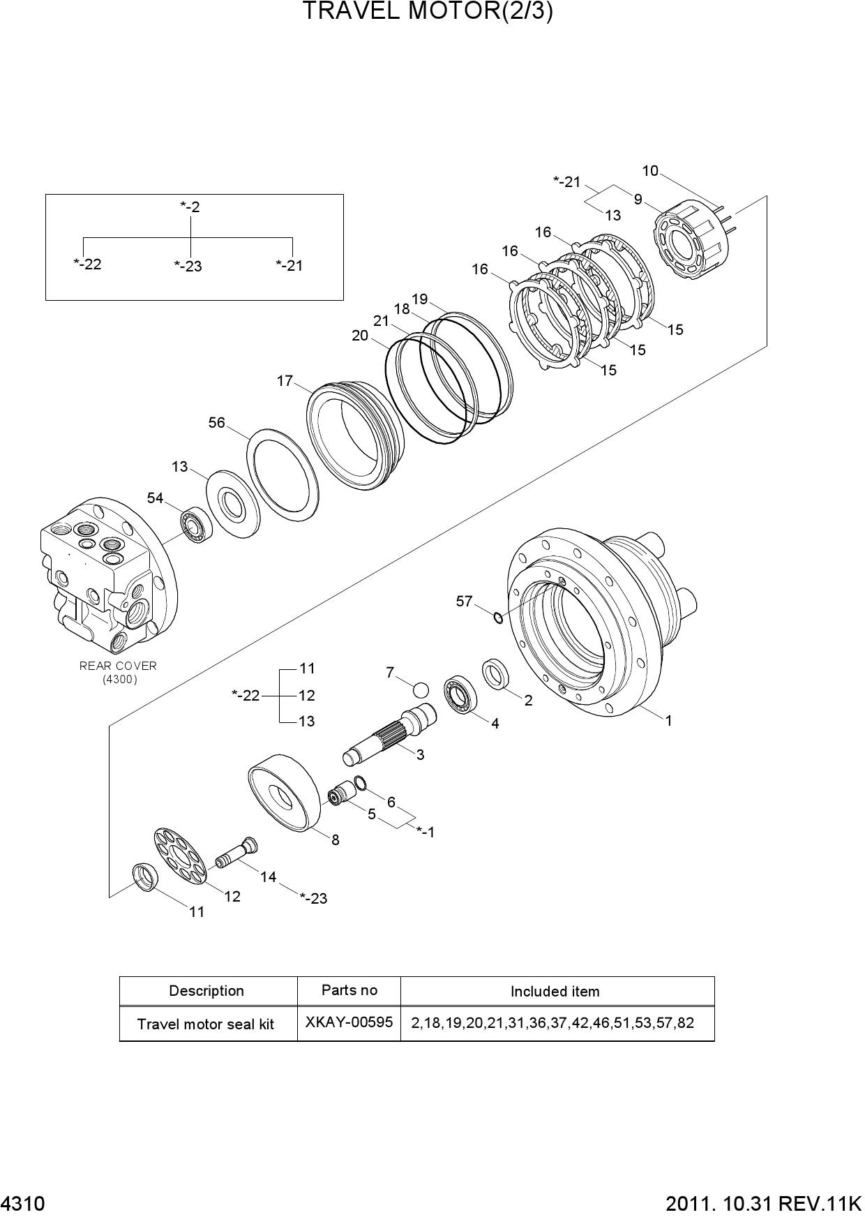 TRAVEL MOTOR(2/3)