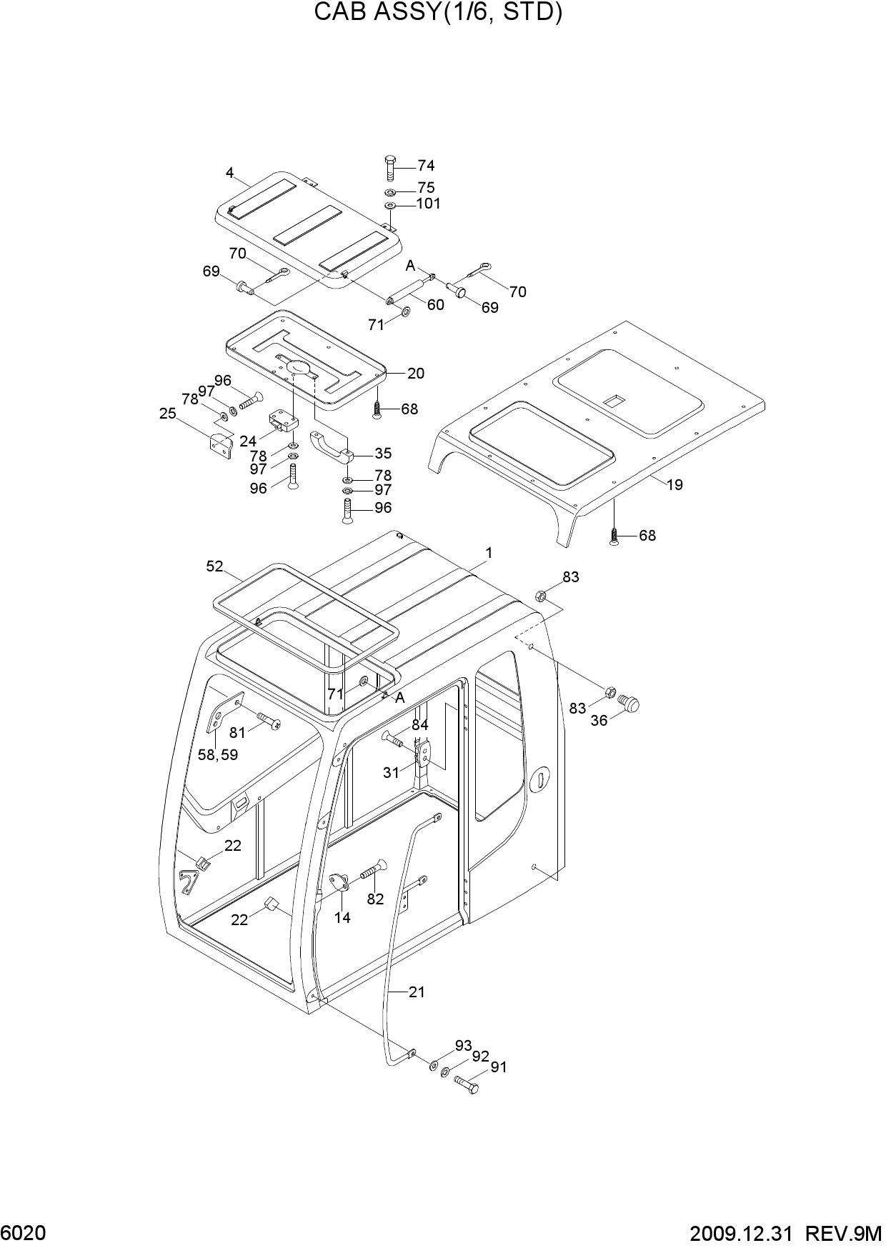 CAB ASSY(1/6, STD)