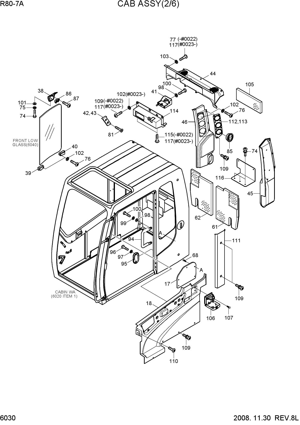 CAB ASSY(2/6)