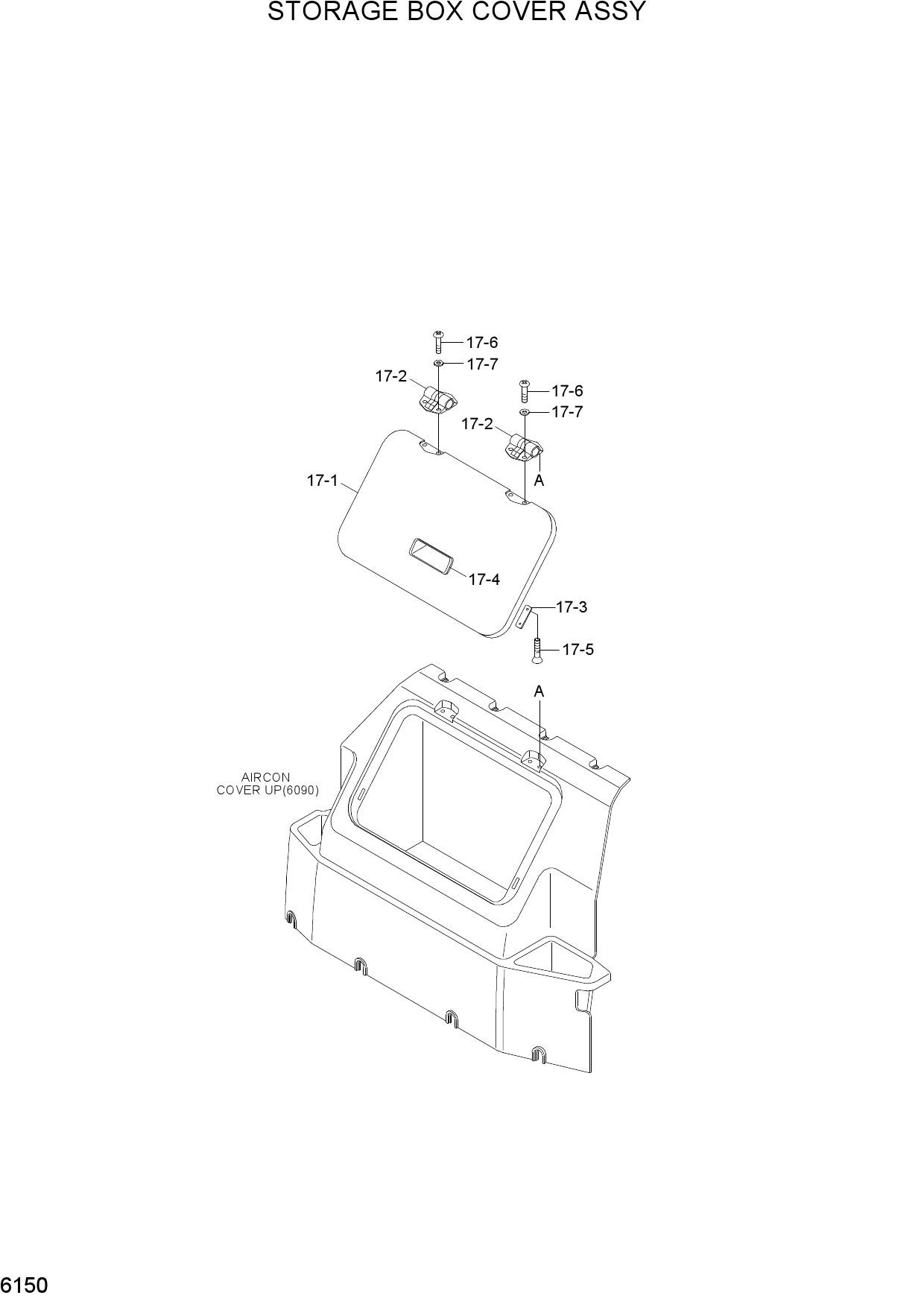 STORAGE BOX COVER ASSY