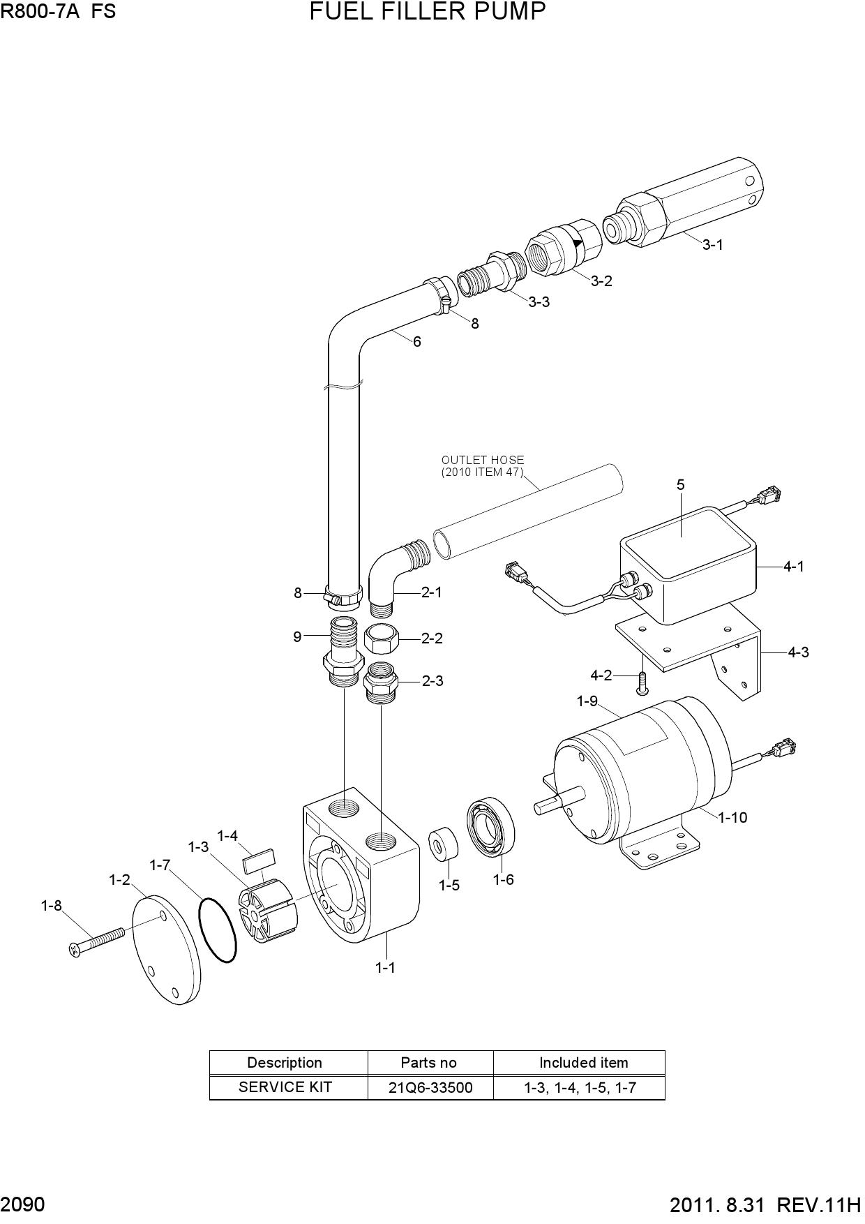 FUEL FILLER PUMP