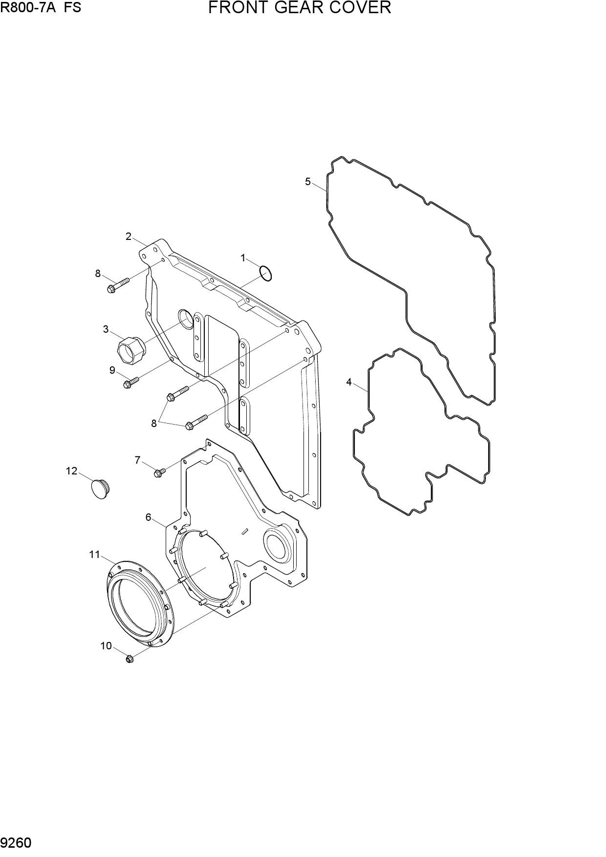 FRONT GEAR COVER