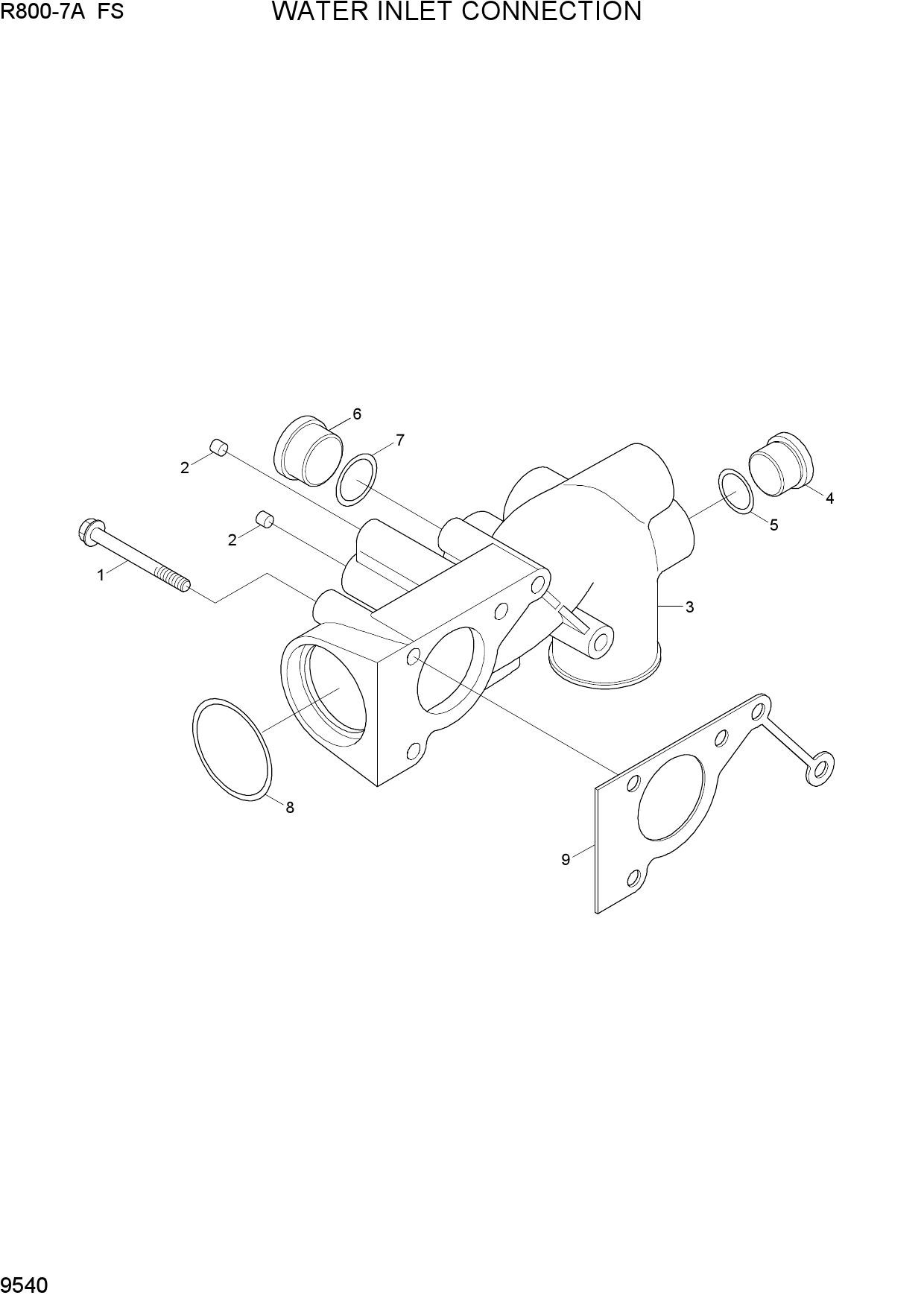 WATER INLET CONNECTION