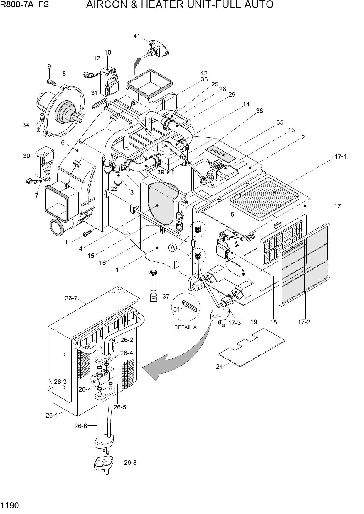 AIRCON & HEATER UNIT-FULL AUTO