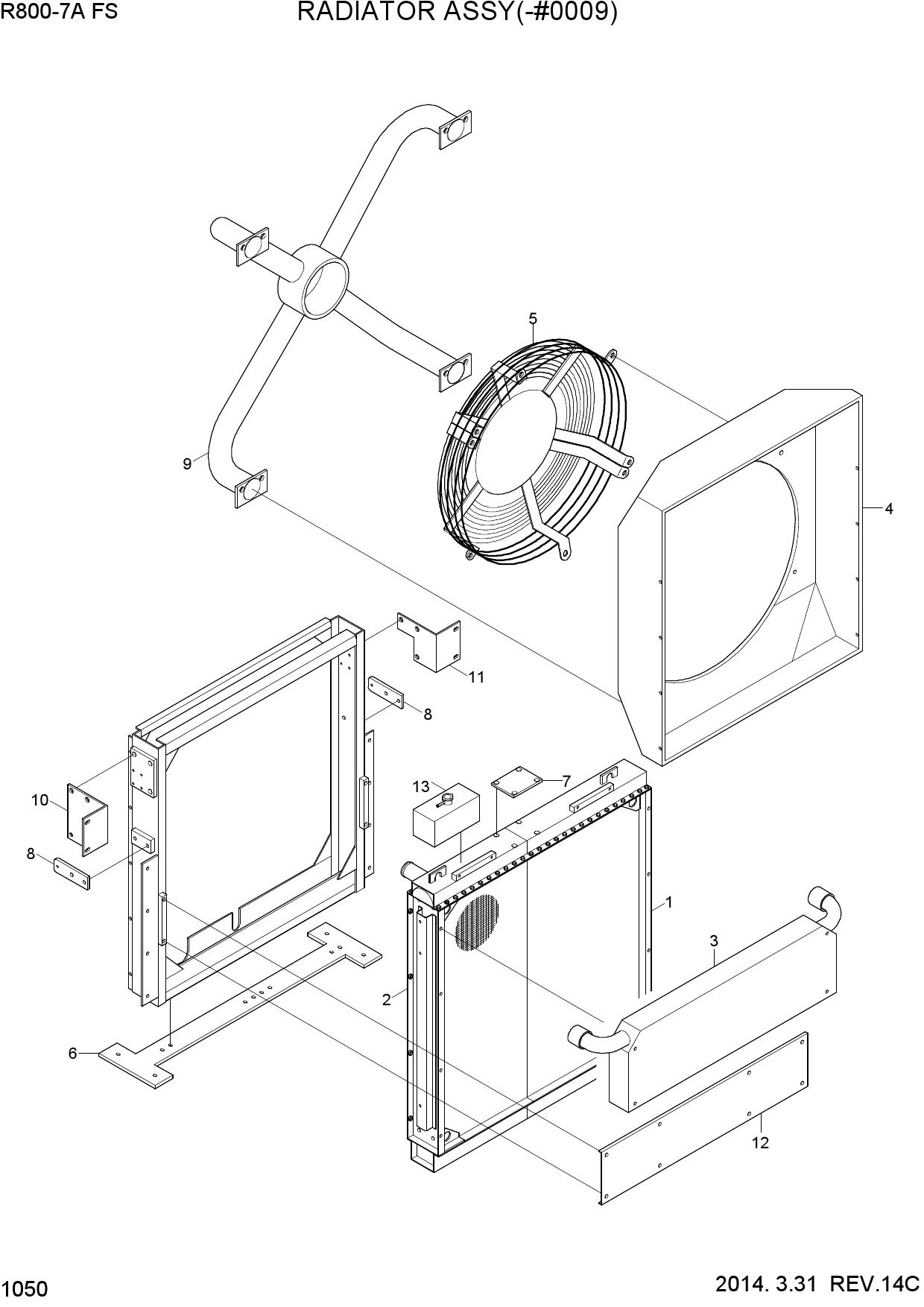 RADIATOR ASSY(-#0009)