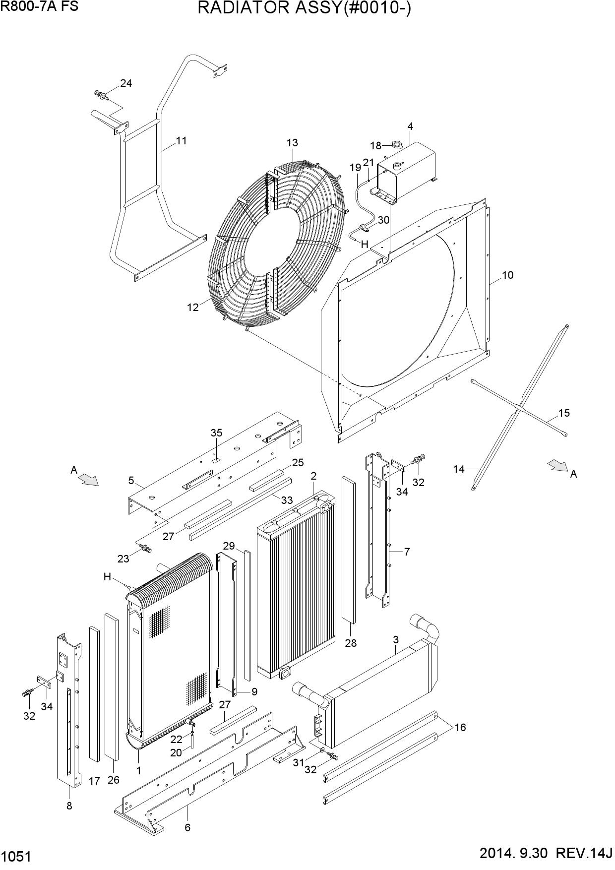 RADIATOR ASSY(#0010-)