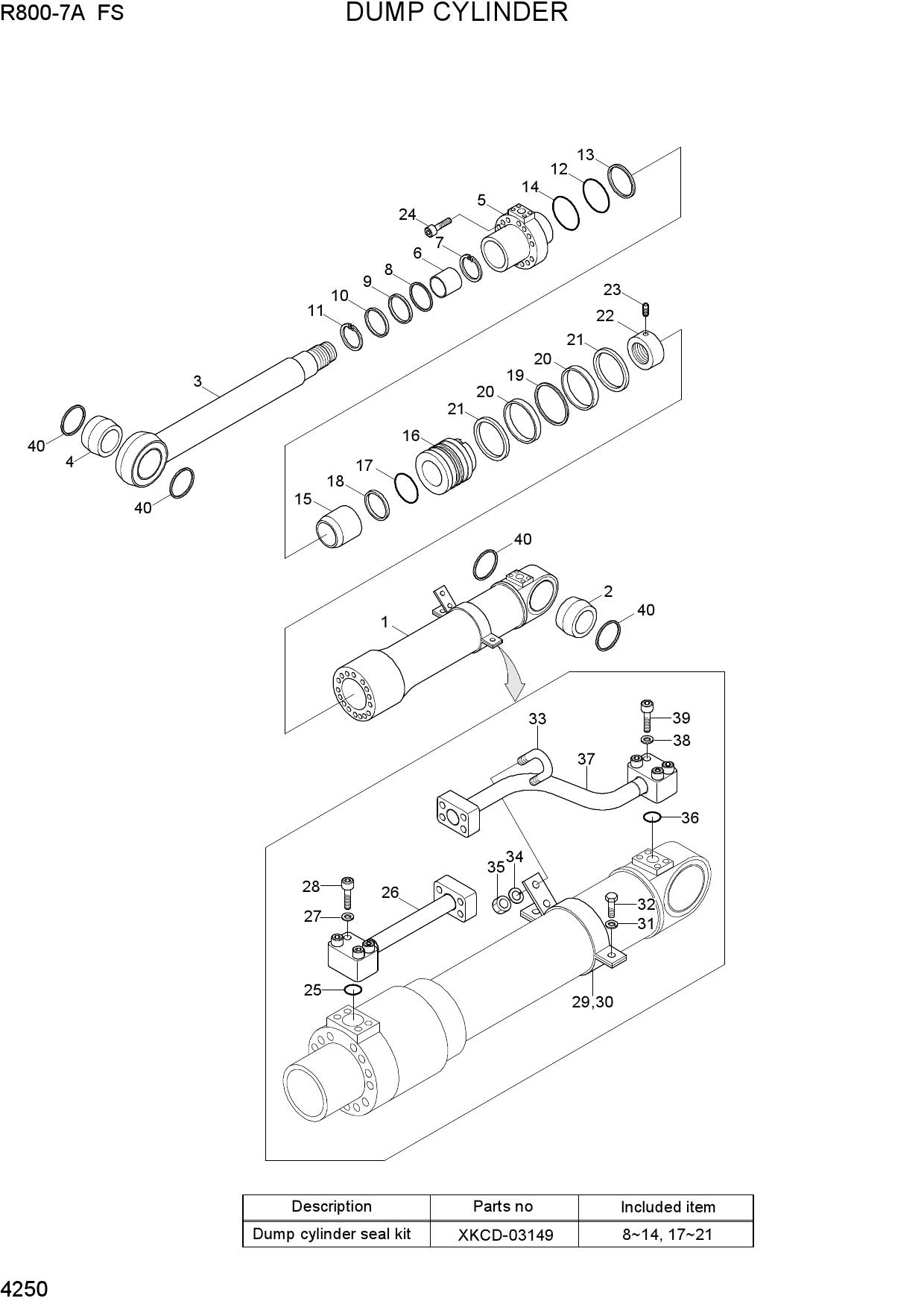 DUMP CYLINDER