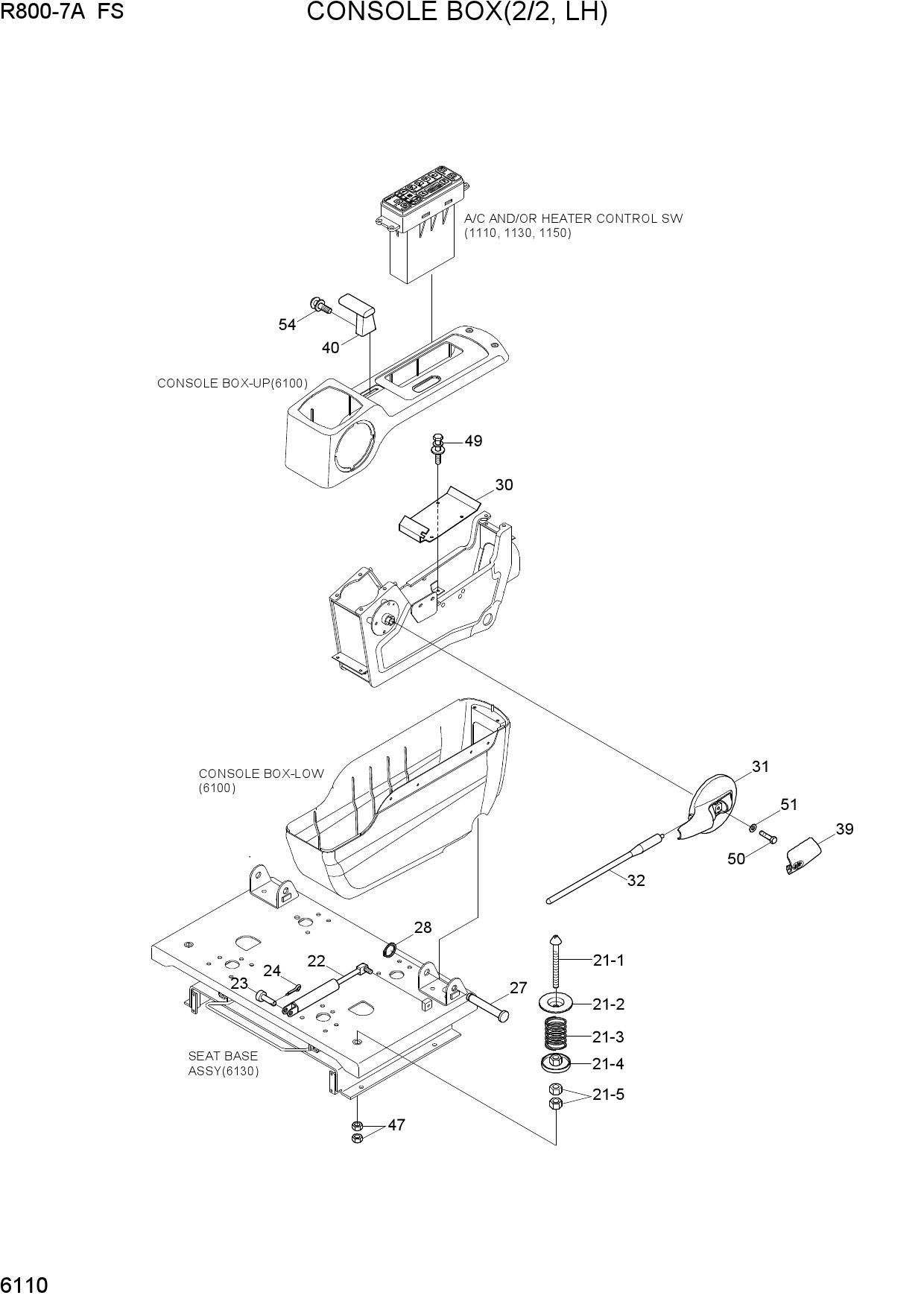 CONSOLE BOX(2/2, LH)