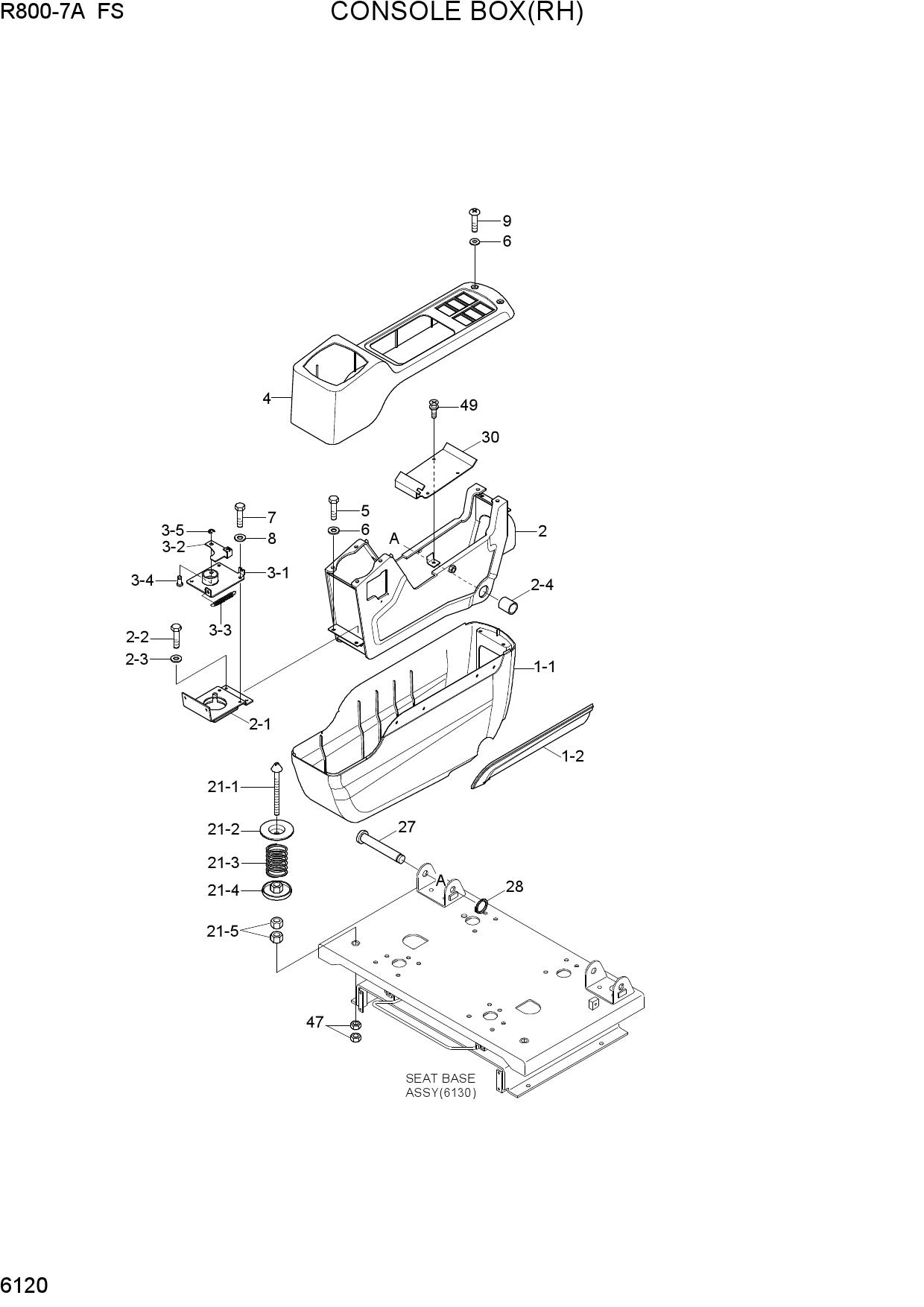 CONSOLE BOX(RH)