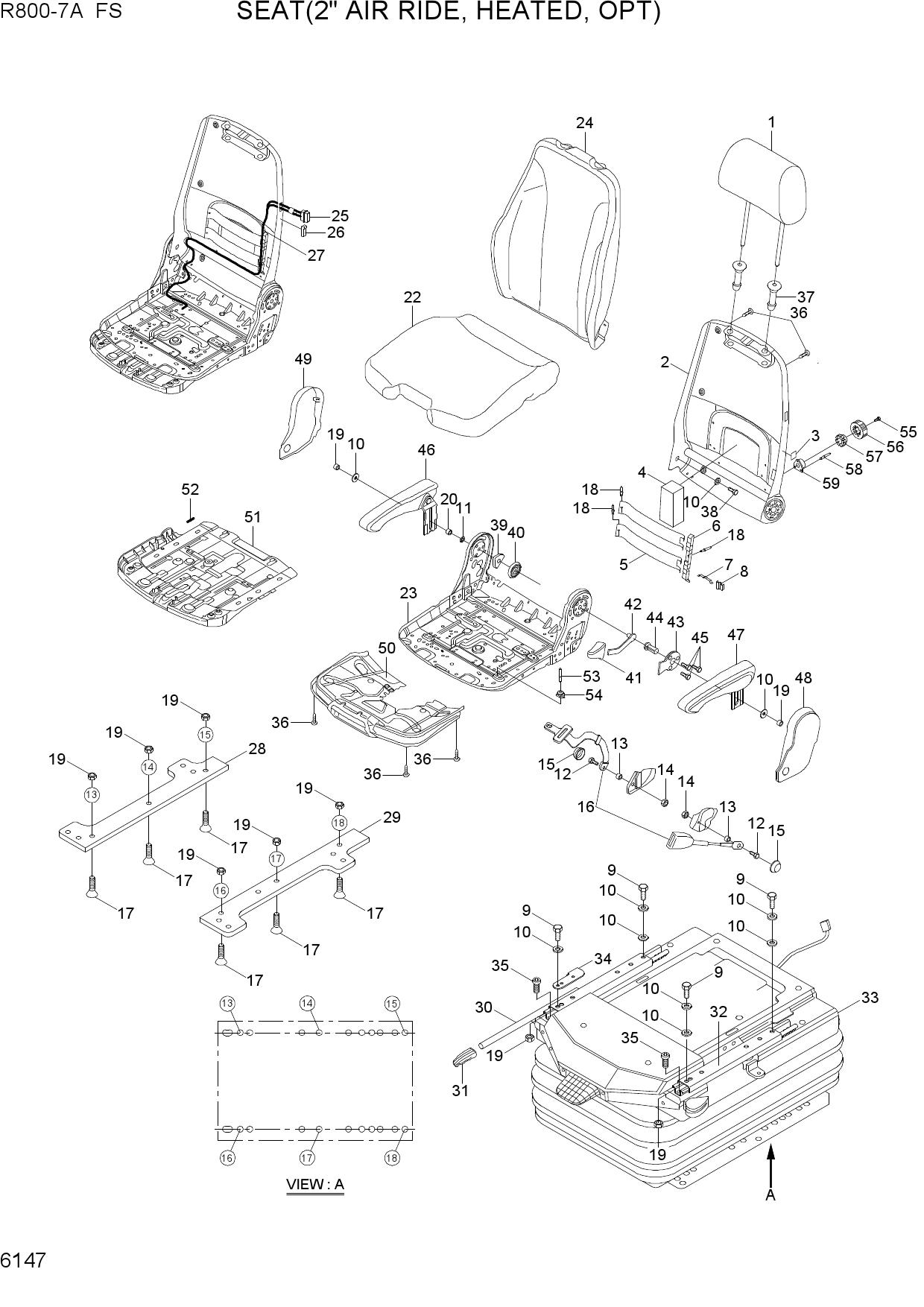 SEAT(2" AIR RIDE, HEATED, OPT)