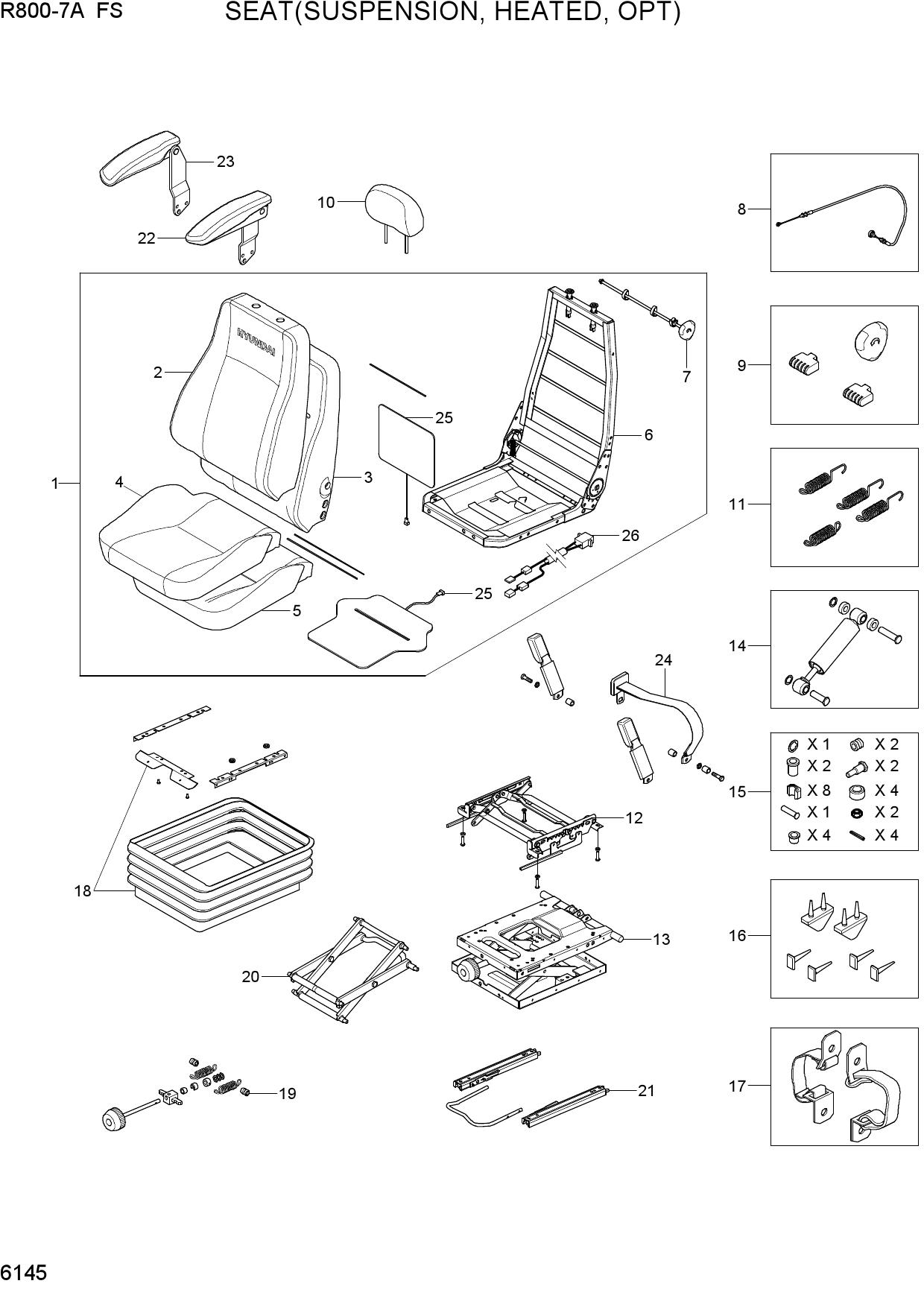 SEAT(SUSPENSION, HEATED, OPT)