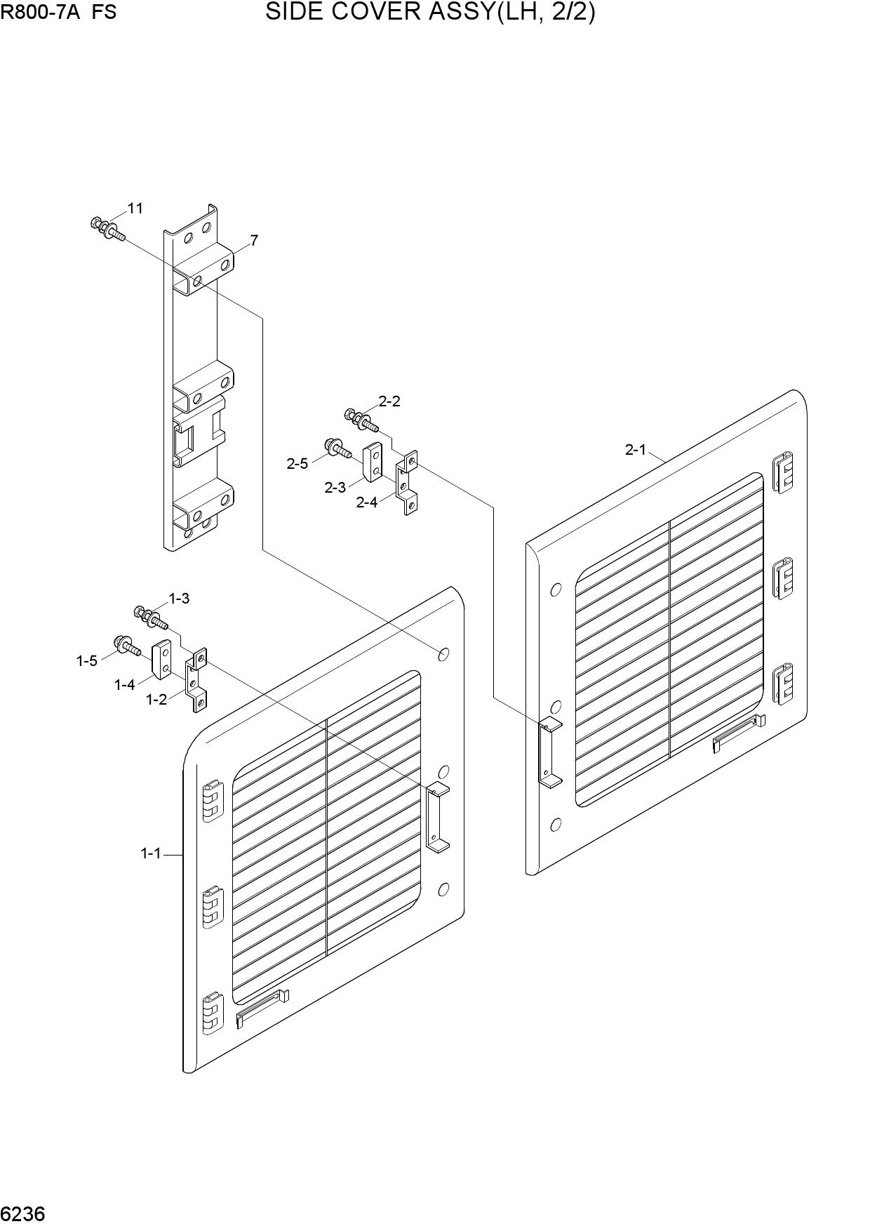 SIDE COVER ASSY(LH, 2/2)