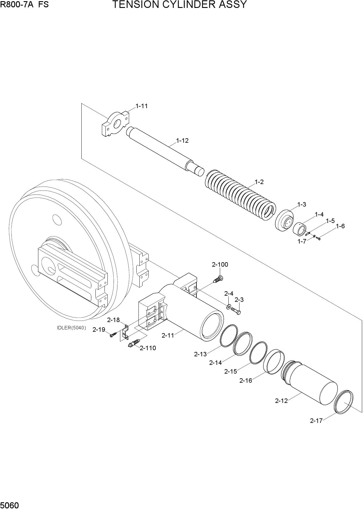 TENSION CYLINDER ASSY