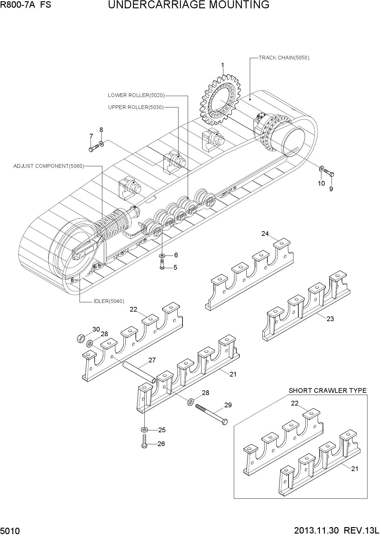 UNDERCARRIAGE MOUNTING