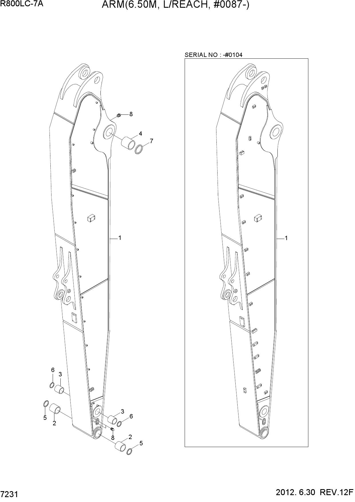 ARM(6.5M. L/REACH, #0087-)