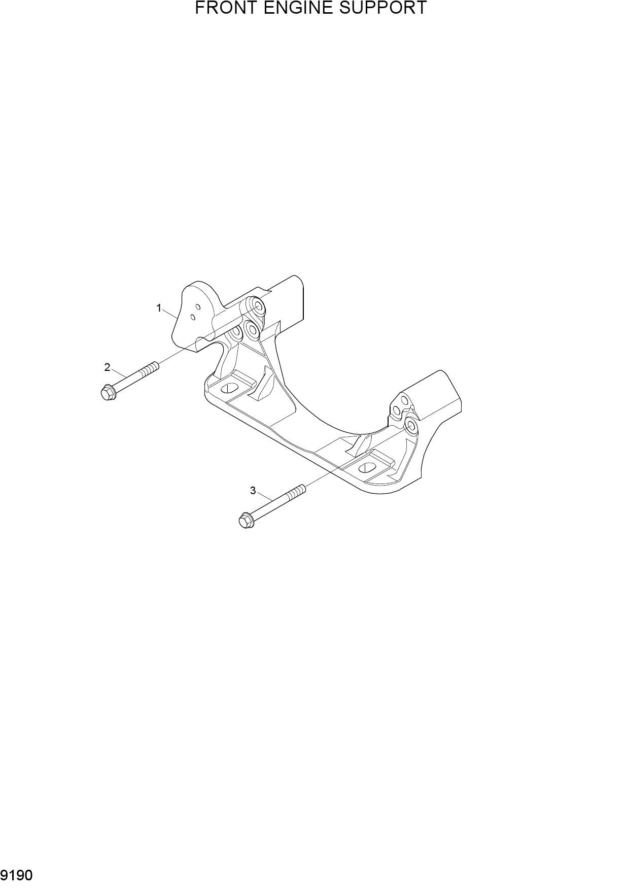 FRONT ENGINE SUPPORT
