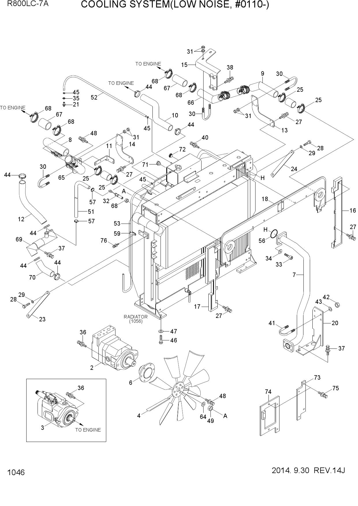 COOLING SYSTEM(LOW NOISE, #0110-)