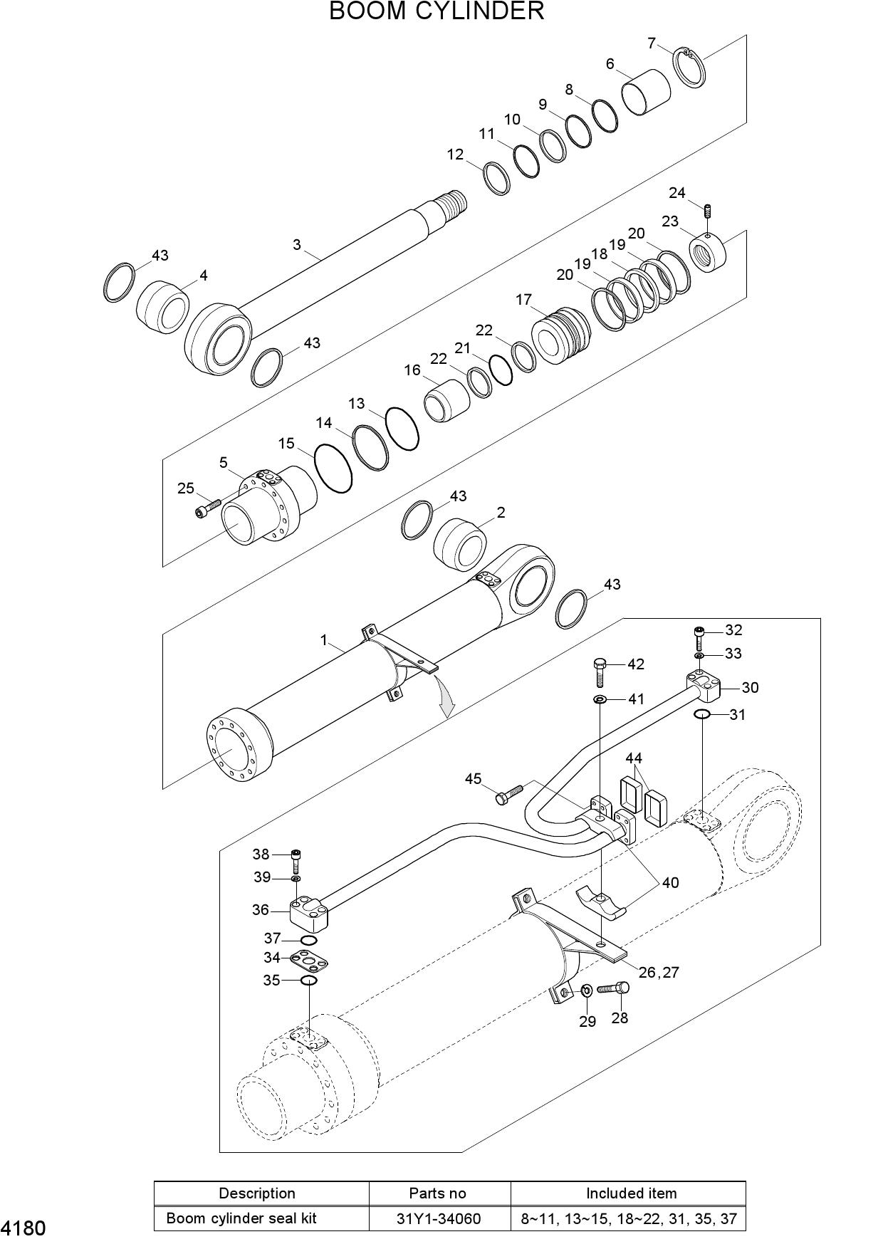 BOOM CYLINDER