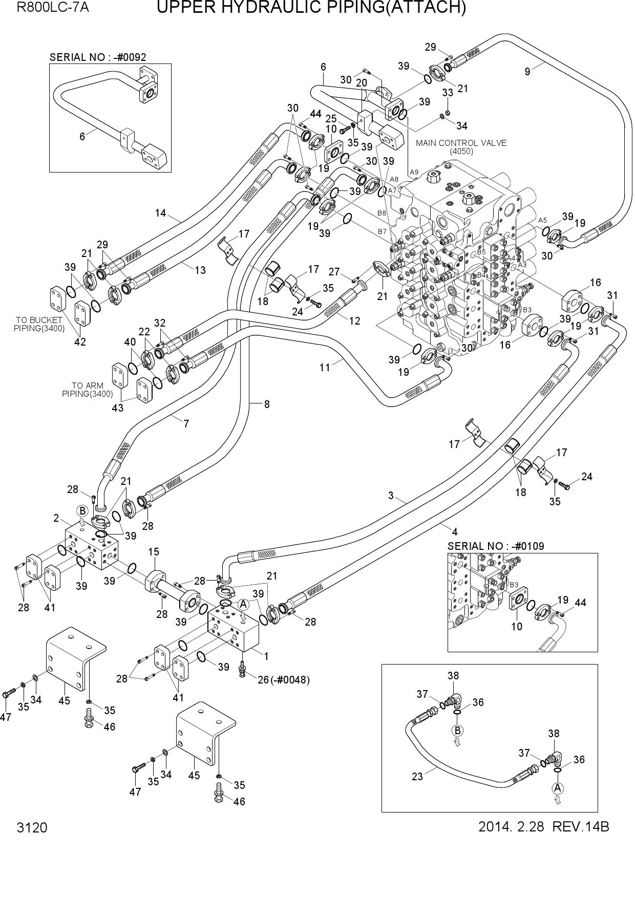 UPPER HYDRAULIC PIPING(ATTACH)