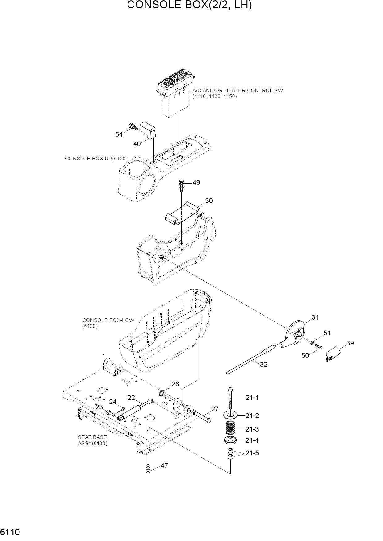 CONSOLE BOX(2/2, LH)