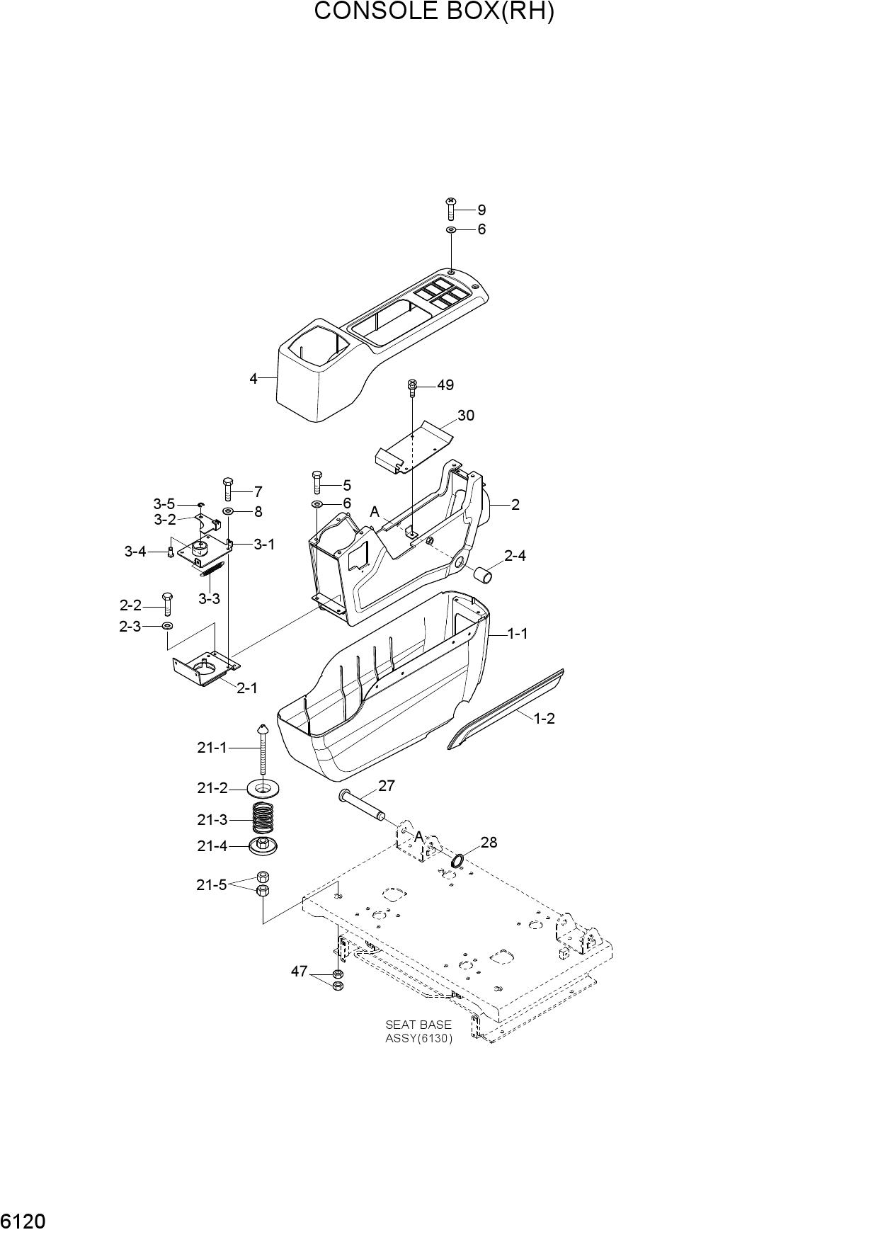 CONSOLE BOX(RH)