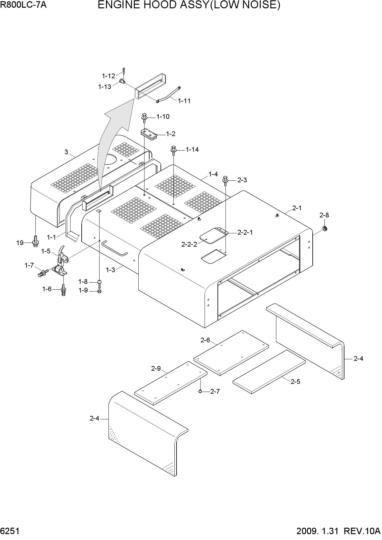ENGINE HOOD ASSY(LOW NOISE)