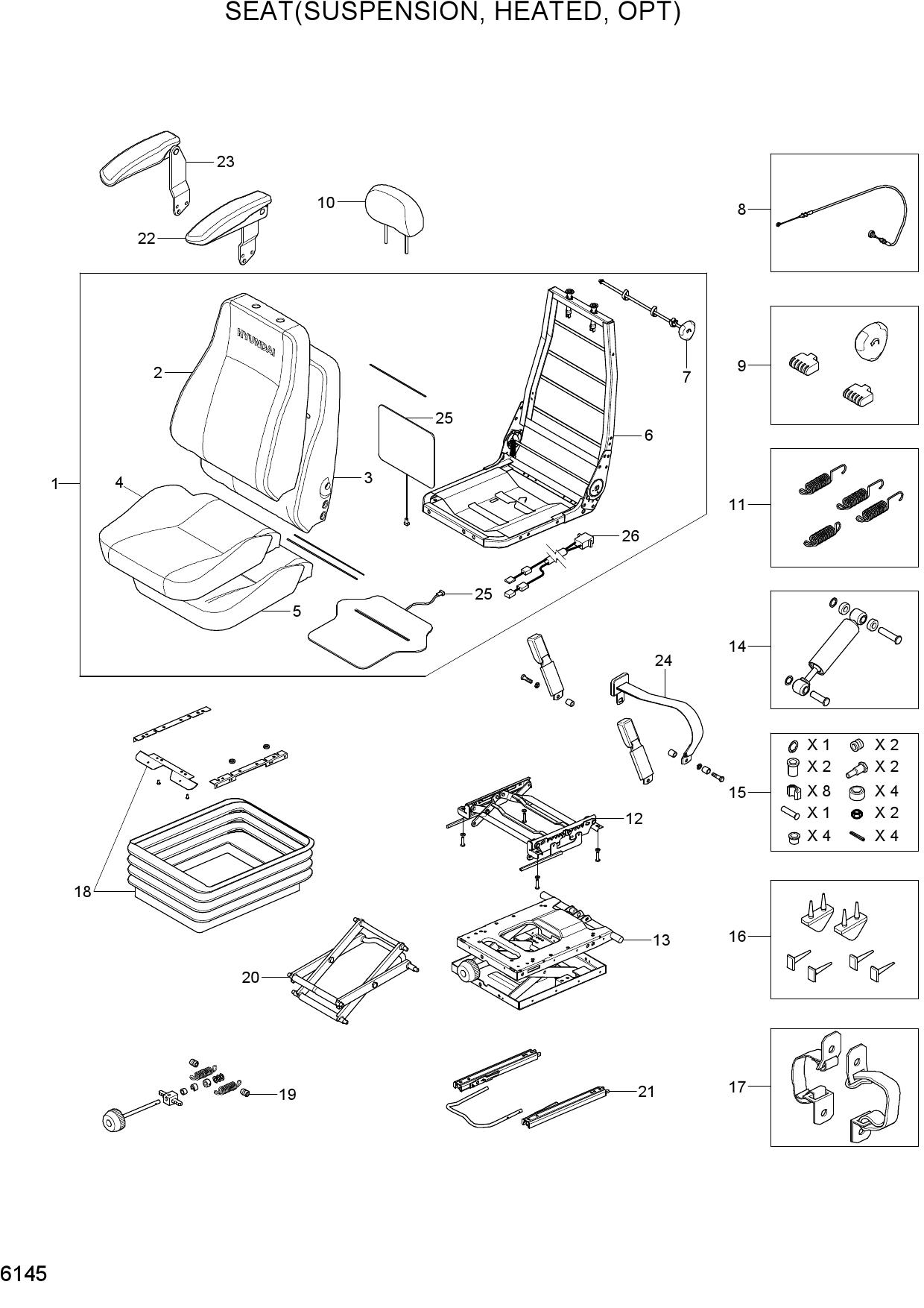 SEAT(SUSPENSION, HEATED, OPT)