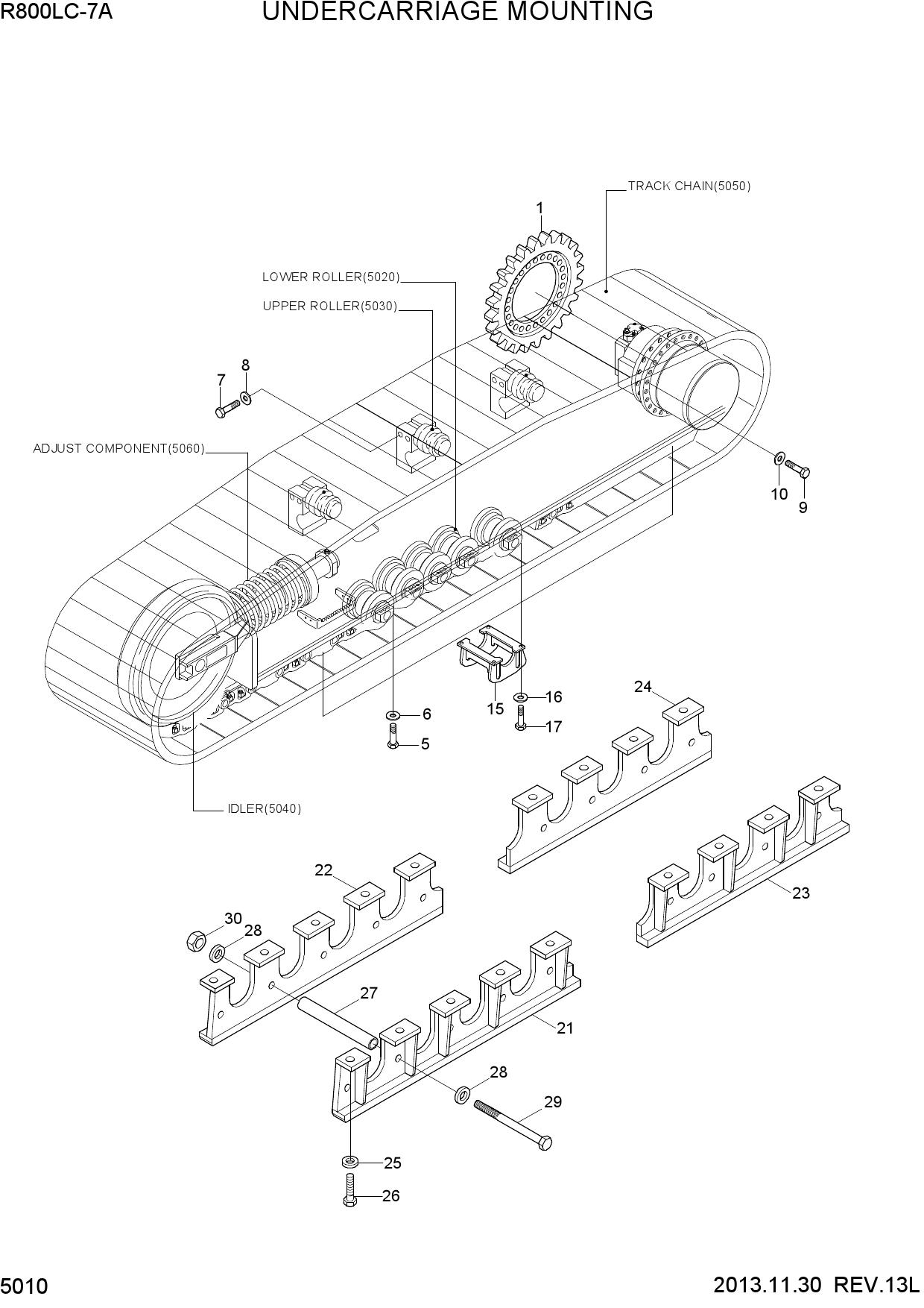 UNDERCARRIAGE MOUNTING