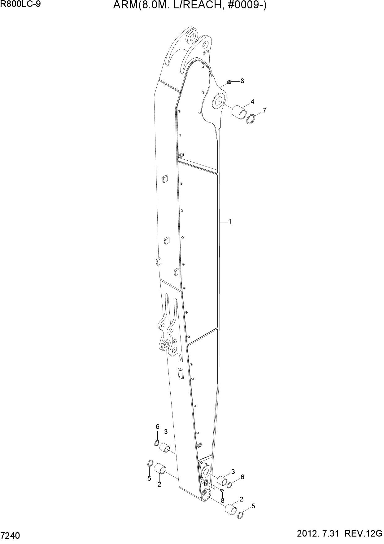 ARM(8.0M, L/REACH, #0009-)