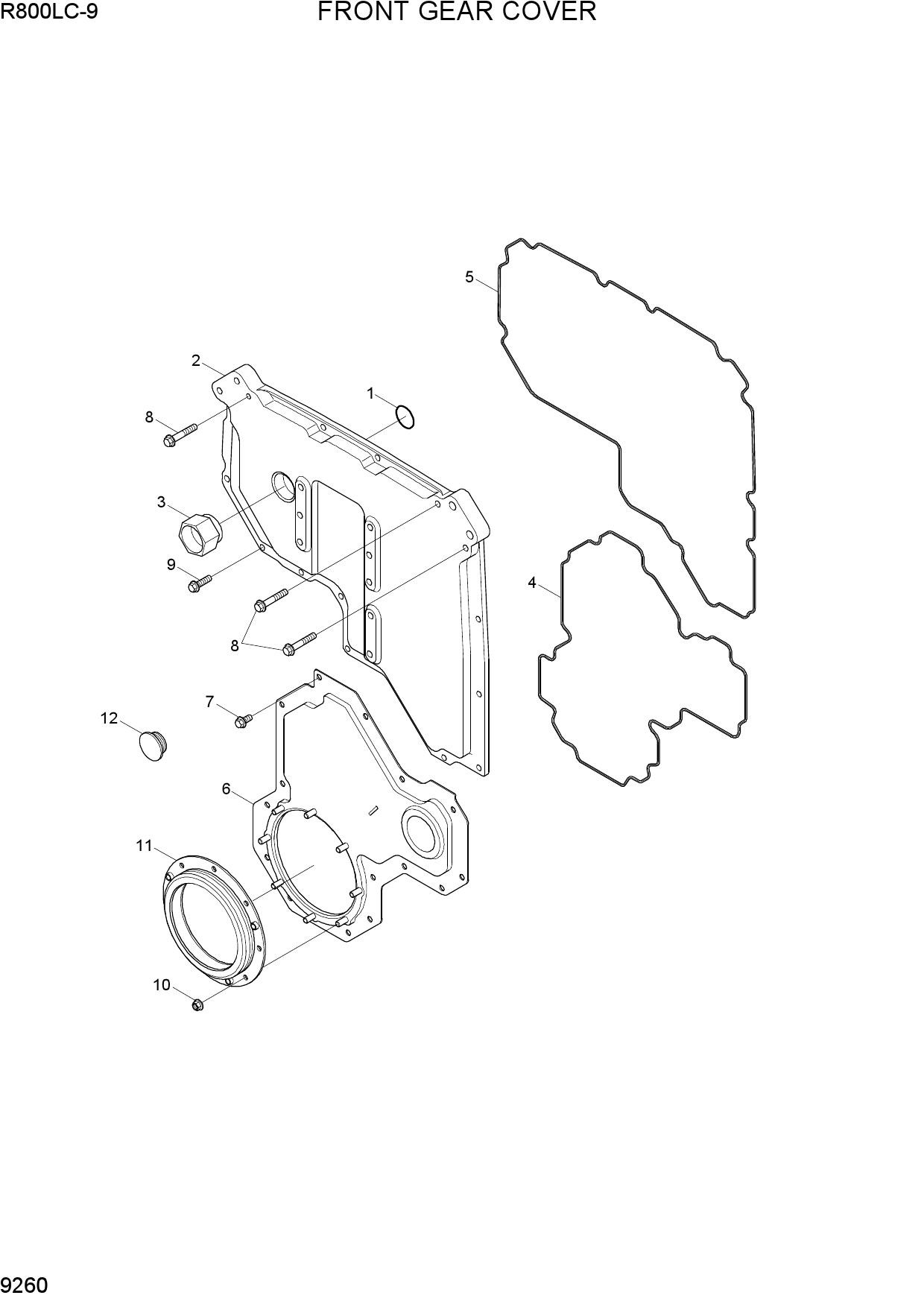 FRONT GEAR COVER