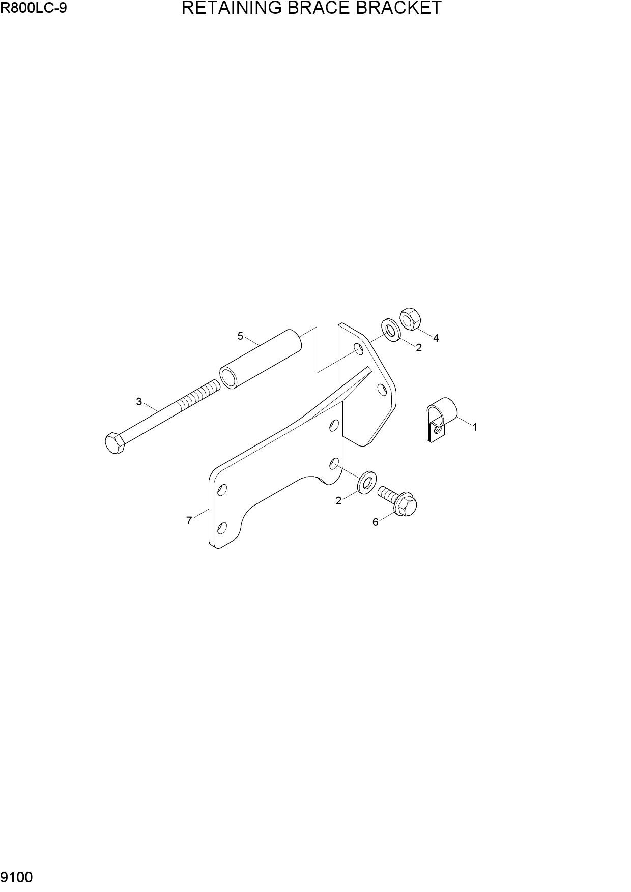 RETAINING BRACE BRACKET