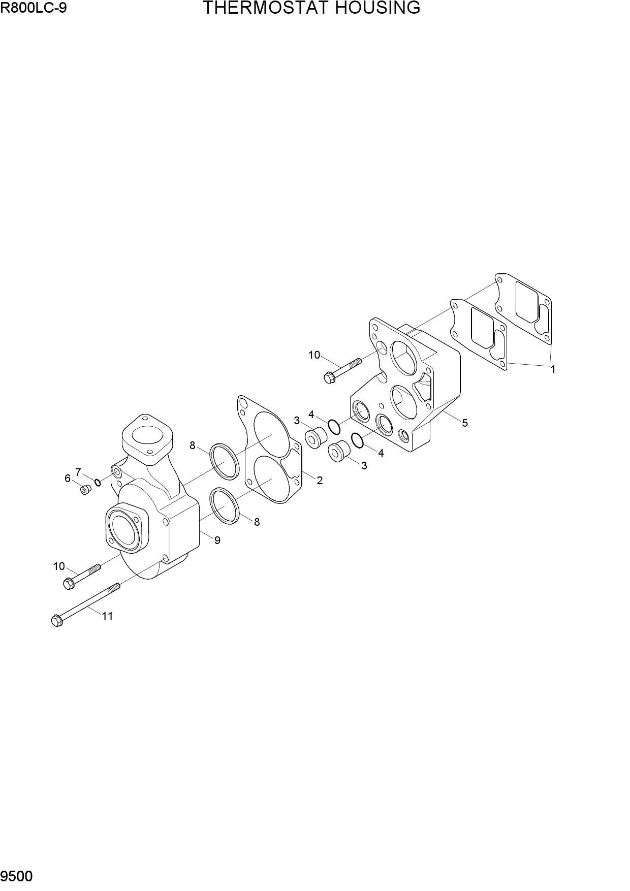 THERMOSTAT HOUSING