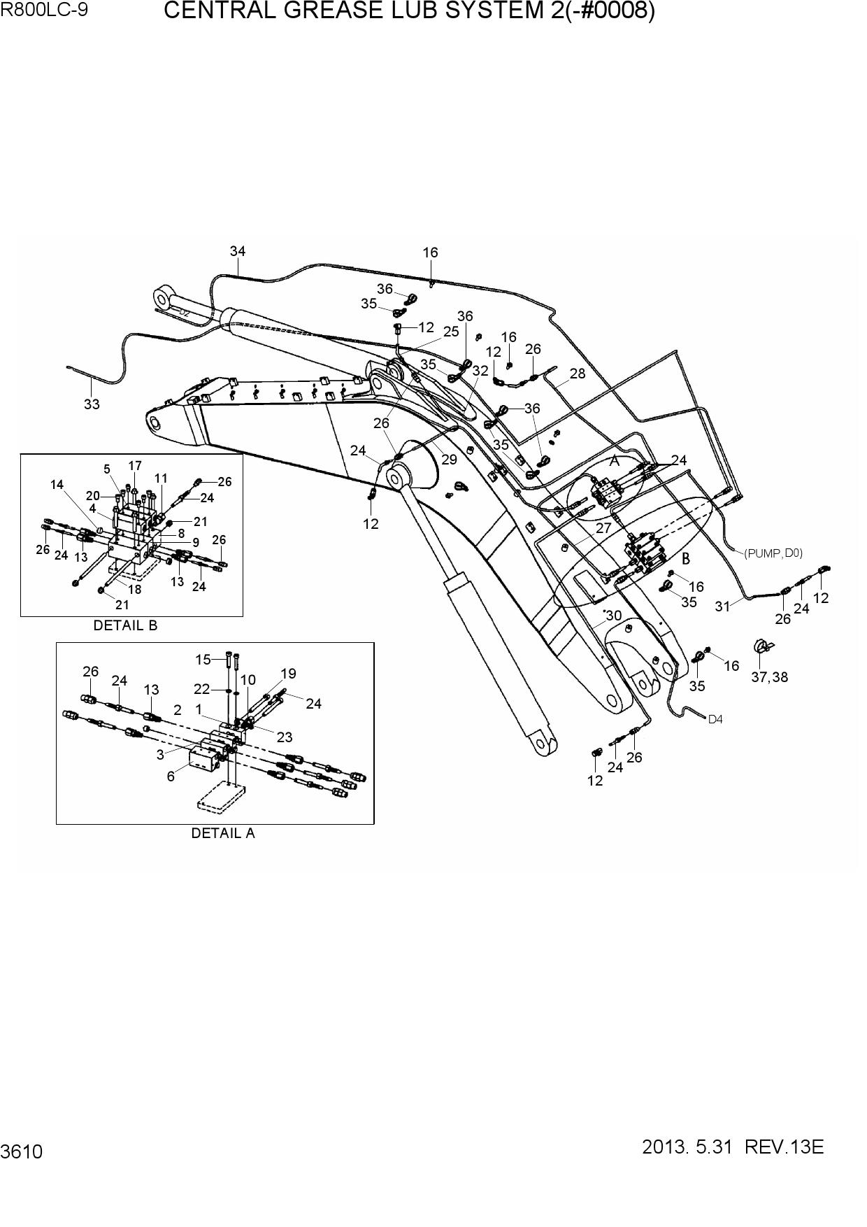CENTRAL GREASE LUB SYSTEM 2(-#0008)