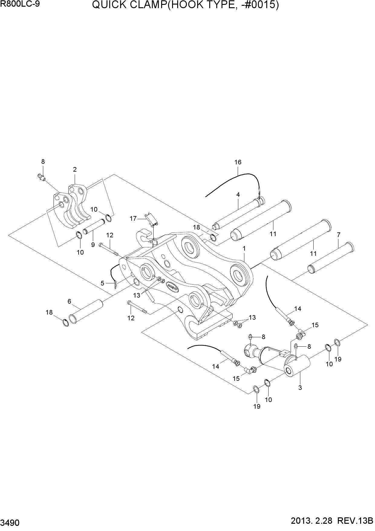 QUICK CLAMP(HOOK TYPE, -#0015)
