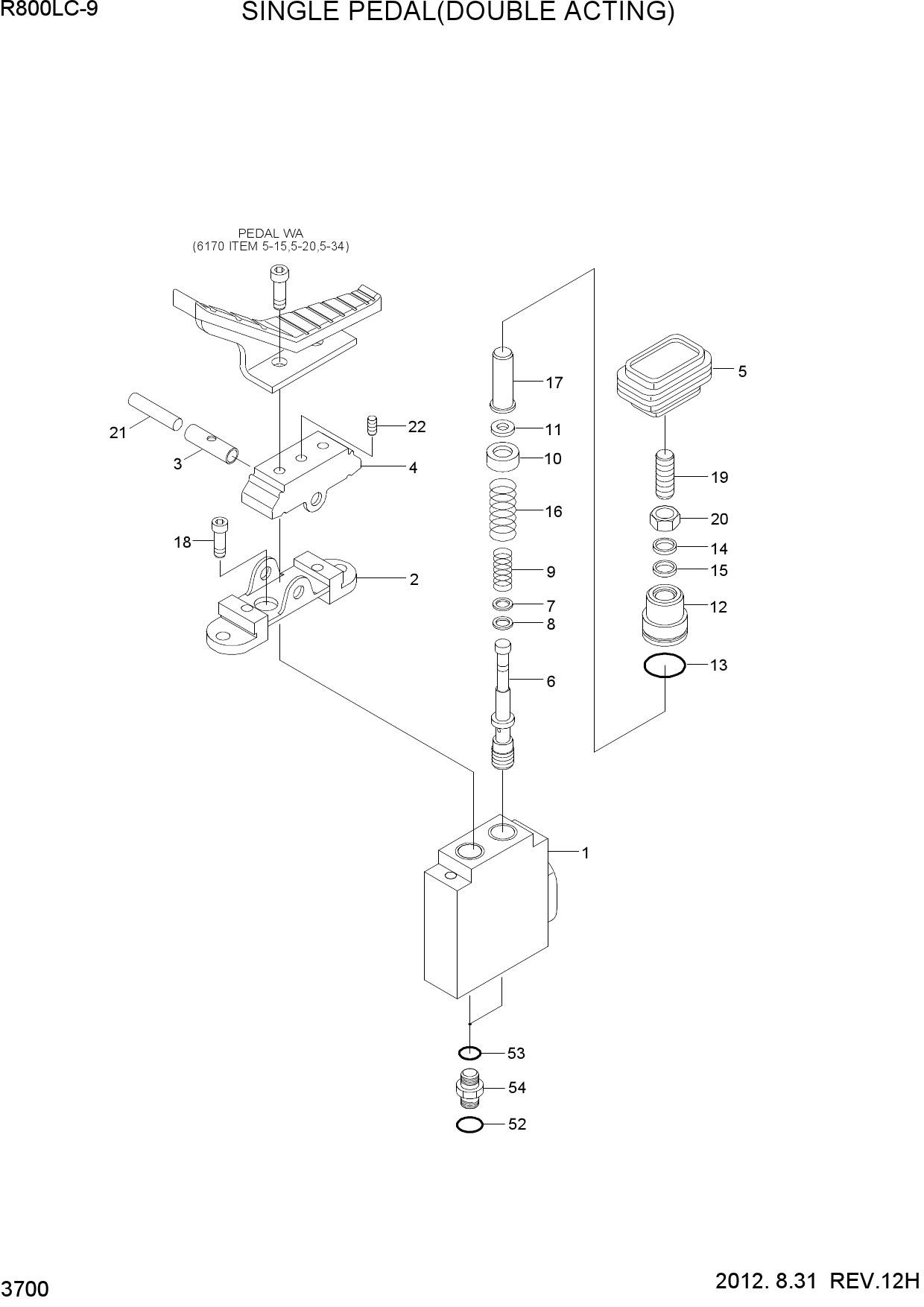 SINGLE PEDAL(DOUBLE ACTING)