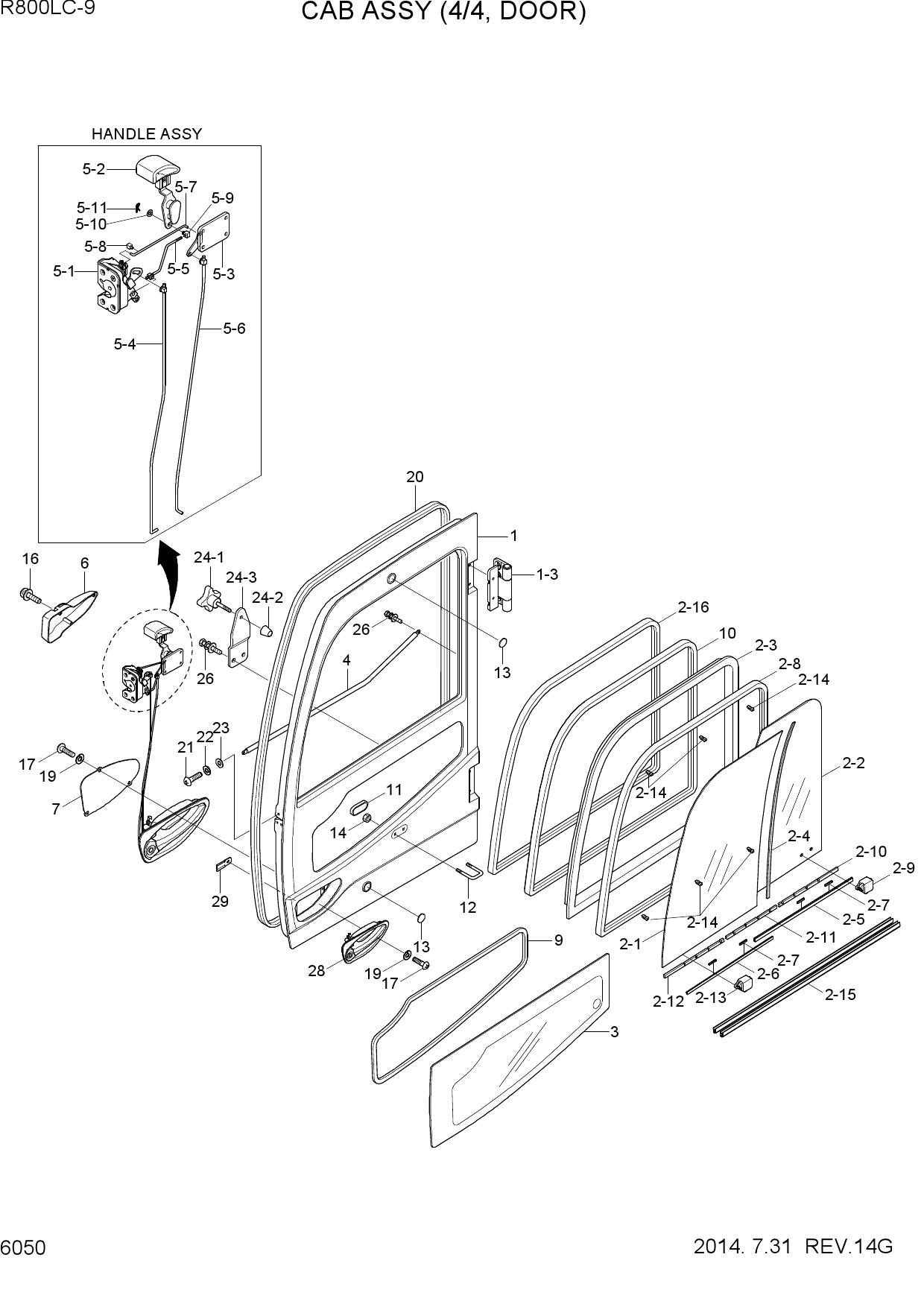 CAB ASSY(4/4, DOOR)