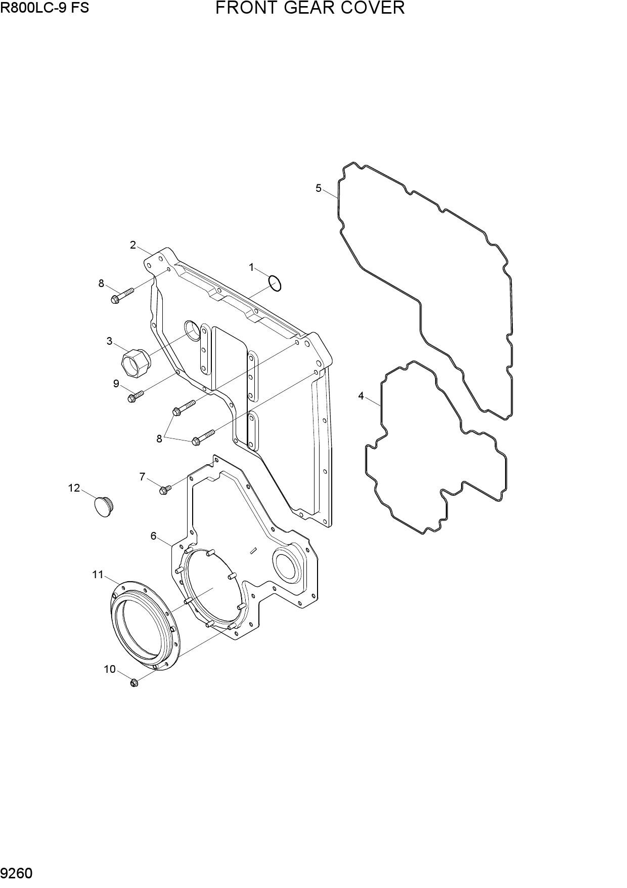 FRONT GEAR COVER