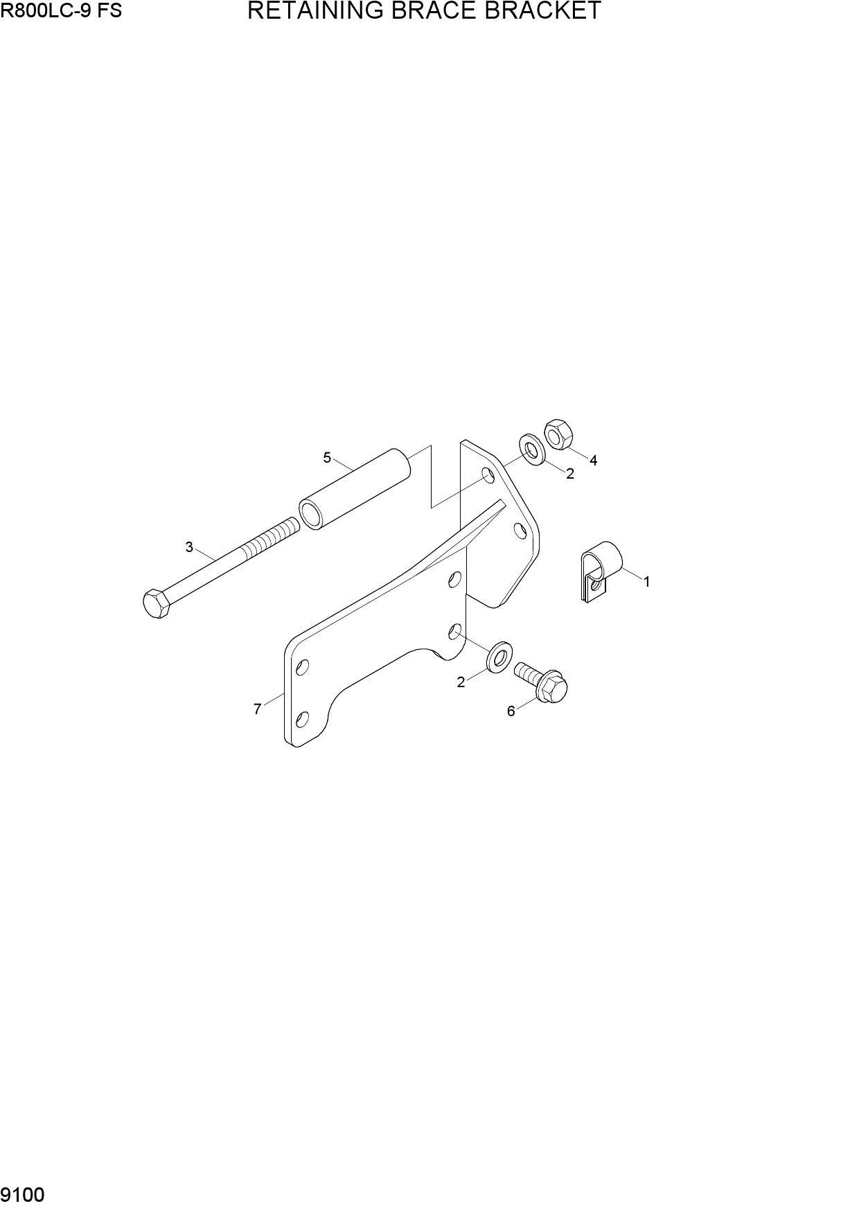 RETAINING BRACE BRACKET