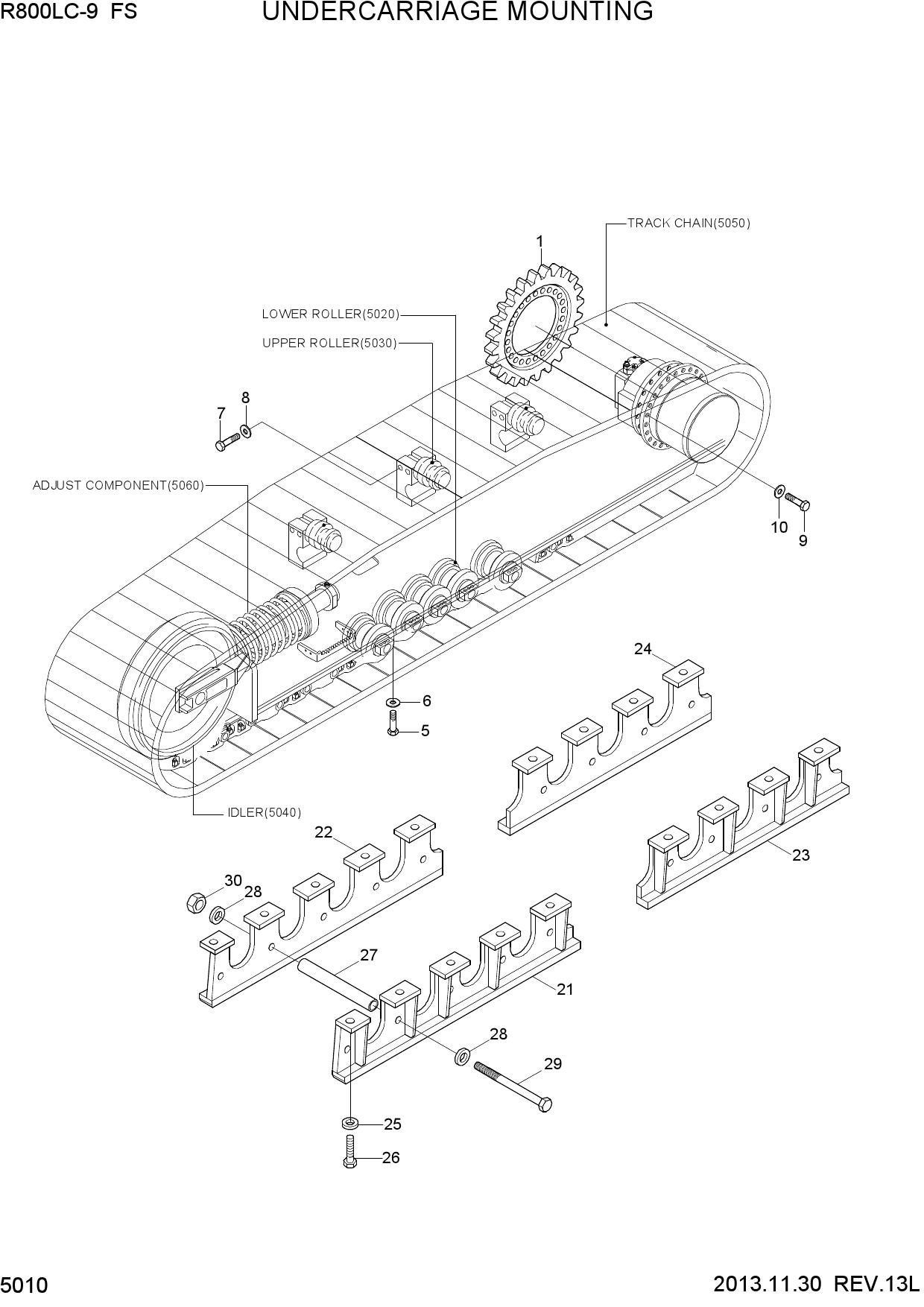 UNDERCARRIAGE MOUNTING