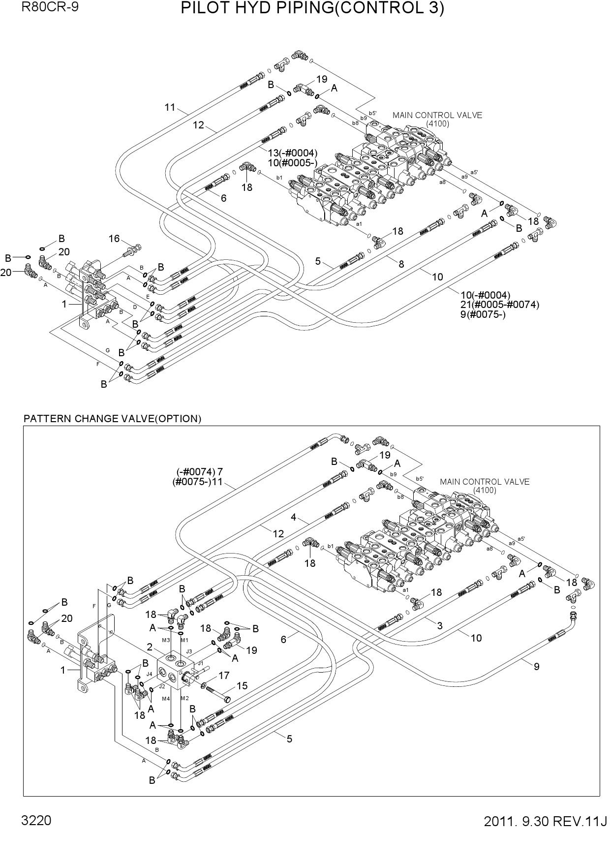 PILOT HYD PIPING(CONTROL 3)