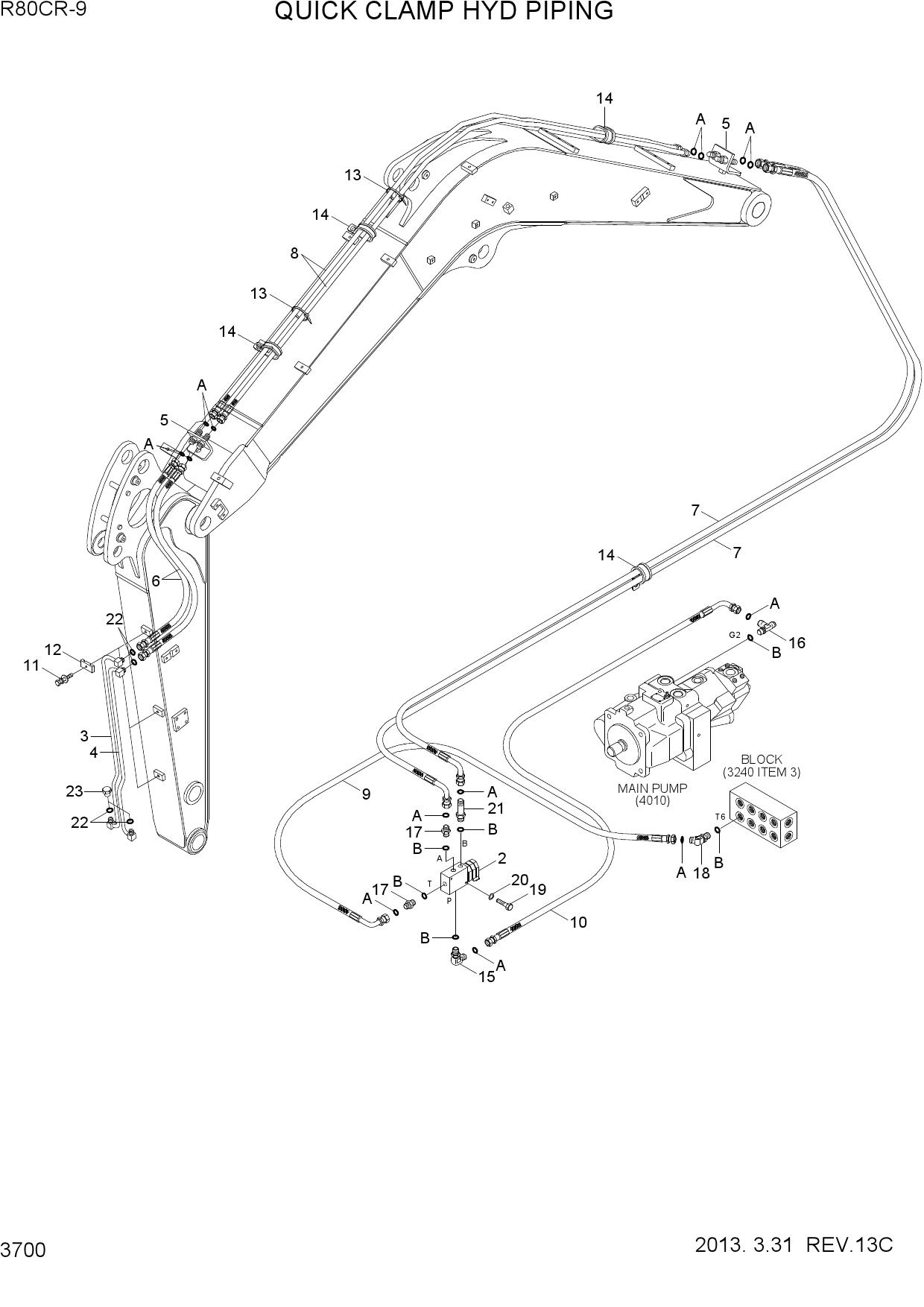QUICK CLAMP HYD PIPING
